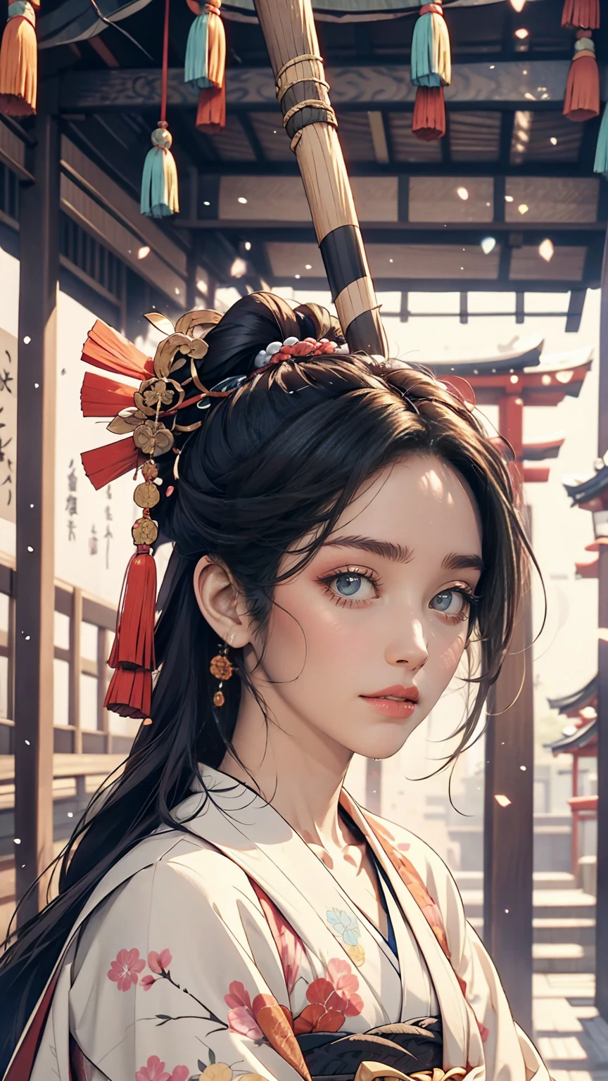 In Japan during the Heian period、A Japanese woman caught in the middle of a power struggle at court、Stick to your beliefs and love
