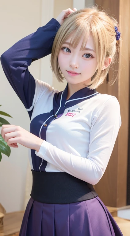 (masterpiece, highest quality:1.3)
YunaFF10,  One girl, alone, View Viewer, smile, short hair, blue eyes, skirt, Blonde, hair ornaments, jewelry, underwear, Green Eyes, Are standing, whole body, boots, Removable sleeves, kimono, good, Heterochromia iridis, In the same way, In the same way skirt, blue In the same way, purple In the same way, Yuna (ff10)、Upper body naked