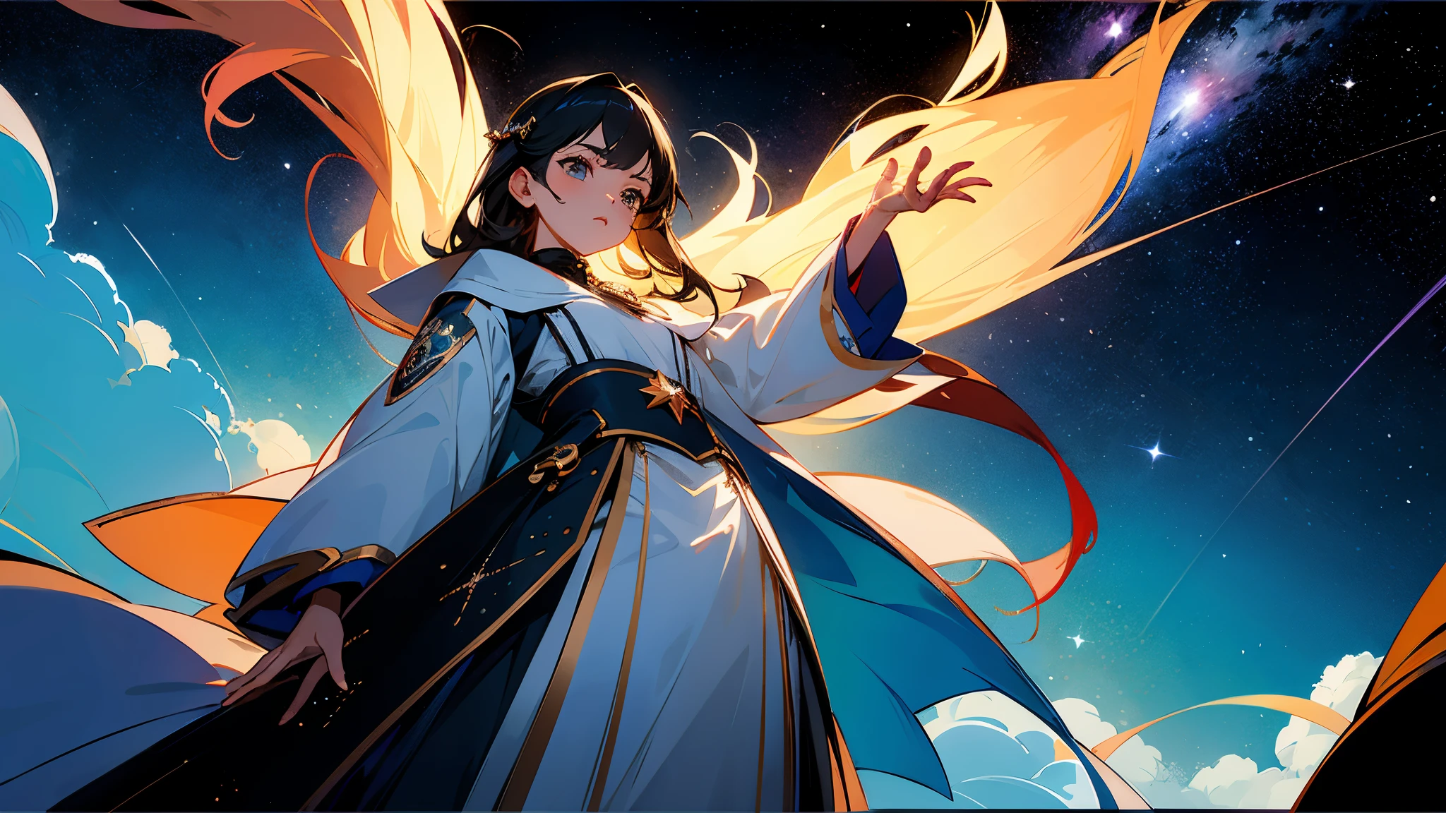 

(masterpiece、Best Quality: 1.2)、Provocative composition、Low - Angle、From below、Look Up、Cinematic Anime、universe、universe、milky way、Cosmos、惑star、star、universe飛行士、whole body、Super detailed、Beautiful Face、Fine grain、Anime clips of three girls floating in great detail、Correct Anatomy、Incredible Absades

