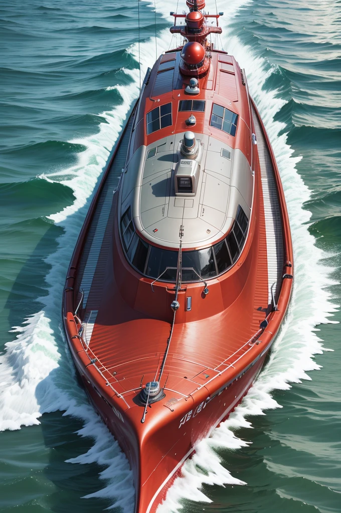 The chest reactor was changed to a Mk 48 reduced torpedo、Sonar in both hands、 Back mounted radar。 Upgraded to transform into a red lifeboat