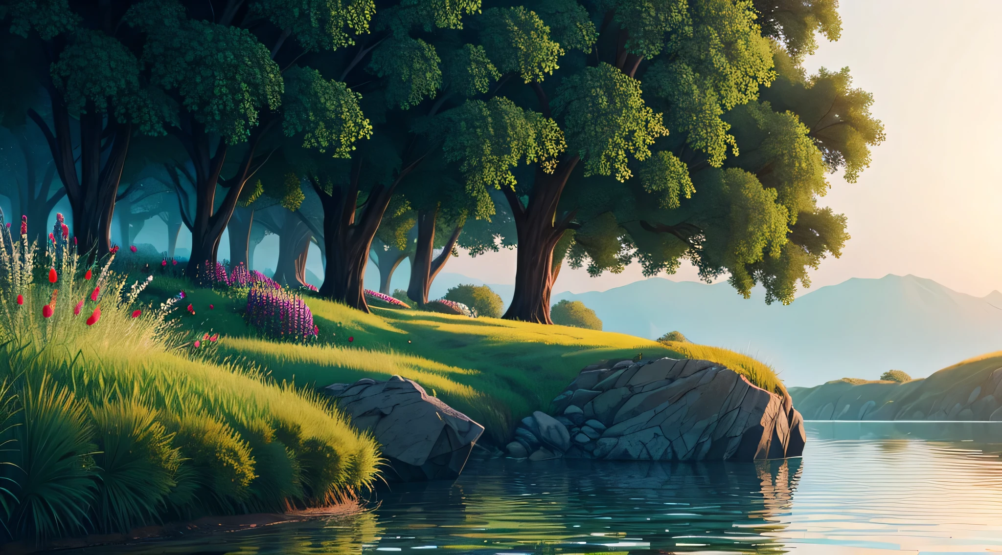 nature beautiful evening