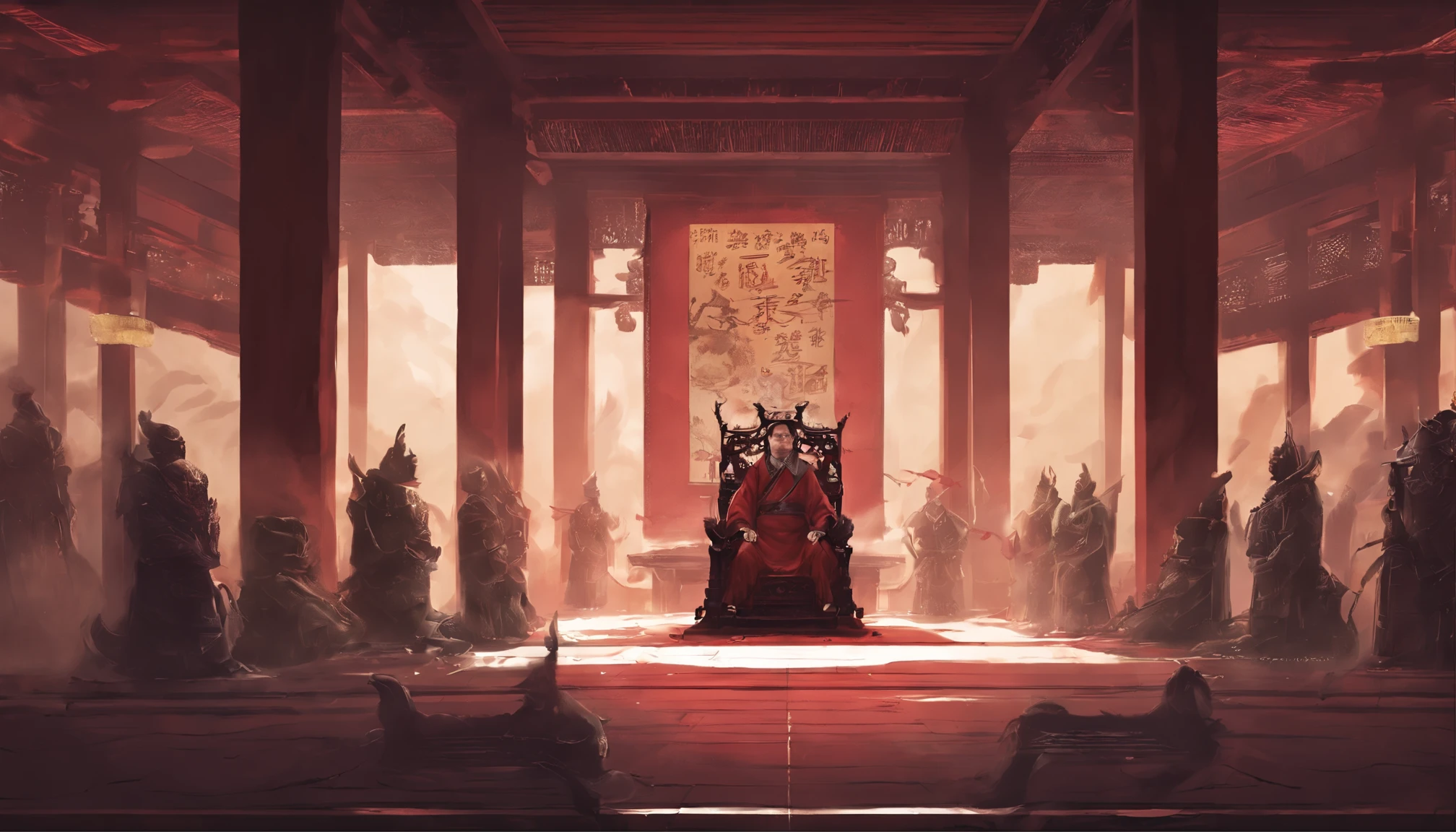 In the main hall，Everyone used physical strength to grab the chair，Grab to survive，Those who didn&#39;t get it were wiped out.，Attaining Taoism and Ascension to Immortality，Chinese style