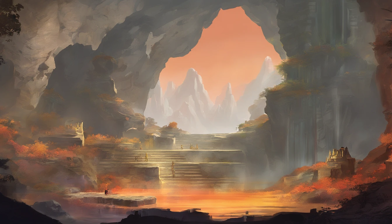 Daotian Cave,The teachings of the learned hermit,Refining the magic pill to get a hint of immortality,
Alchemy furnace,Daotian Cave,Chinese style