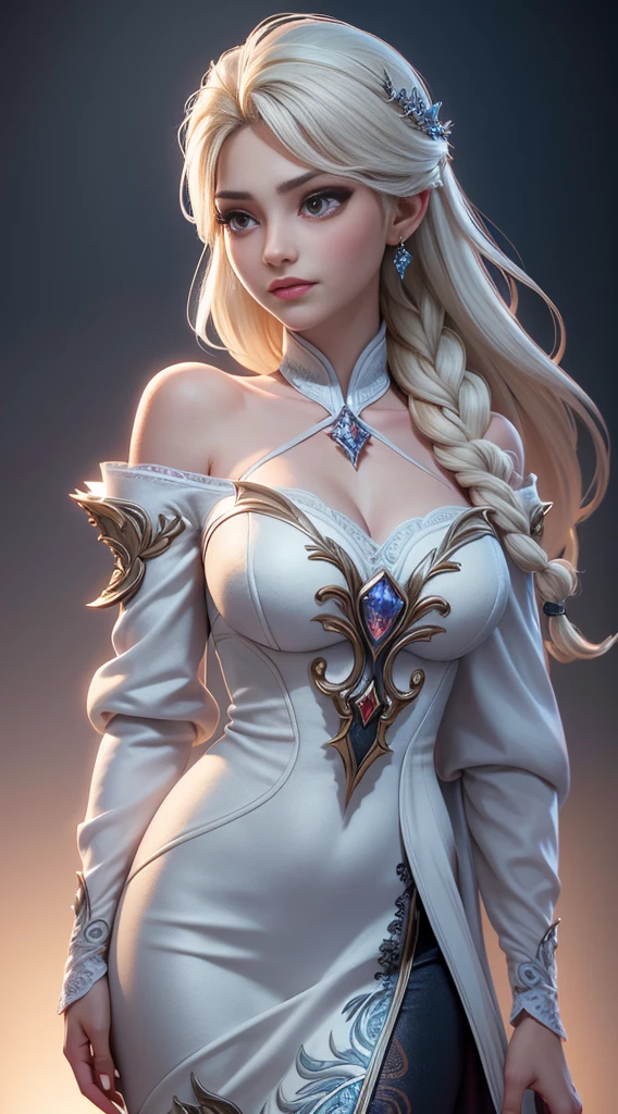 Highly detailed CG unity 8K wallpaper, Style shooting, complicated, High Detail, Dramatic, Highest quality still images, Very detailed, masterpiece, best quality, role conception, Elsa, Elsa From Frozen, (( Dark style)), Realistic, ultra-detailed rendering style, Natural light, sharp role conception, (hard Focus, 8K), (((Natural skin texture))), 8K textures, soFt cinematic lighting, Adobe Lightroom, darkroom, HDR, complicated, elegant, Rich details, Sharp focus) )), Soothing Tones, Detail mania, complicated细节, Super Detail, Low contrast, SoFt Film Lighting, dull color, Exposure Blending, HDR, fade, 35 mm, F/1.4, International Organization for Standardization, F16, 25 seconds.