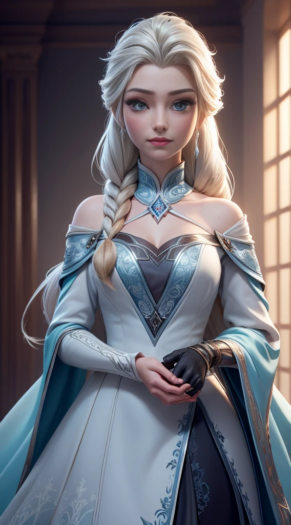 Highly detailed CG unity 8K wallpaper, Style shooting, complicated, High Detail, Dramatic, Highest quality still images, Very detailed, masterpiece, best quality, role conception, Elsa, Elsa From Frozen, (( Dark style)), Realistic, ultra-detailed rendering style, Natural light, sharp role conception, (hard Focus, 8K), (((Natural skin texture))), 8K textures, soFt cinematic lighting, Adobe Lightroom, darkroom, HDR, complicated, elegant, Rich details, Sharp focus) )), Soothing Tones, Detail mania, complicated细节, Super Detail, Low contrast, SoFt Film Lighting, dull color, Exposure Blending, HDR, fade, 35 mm, F/1.4, International Organization for Standardization, F16, 25 seconds.