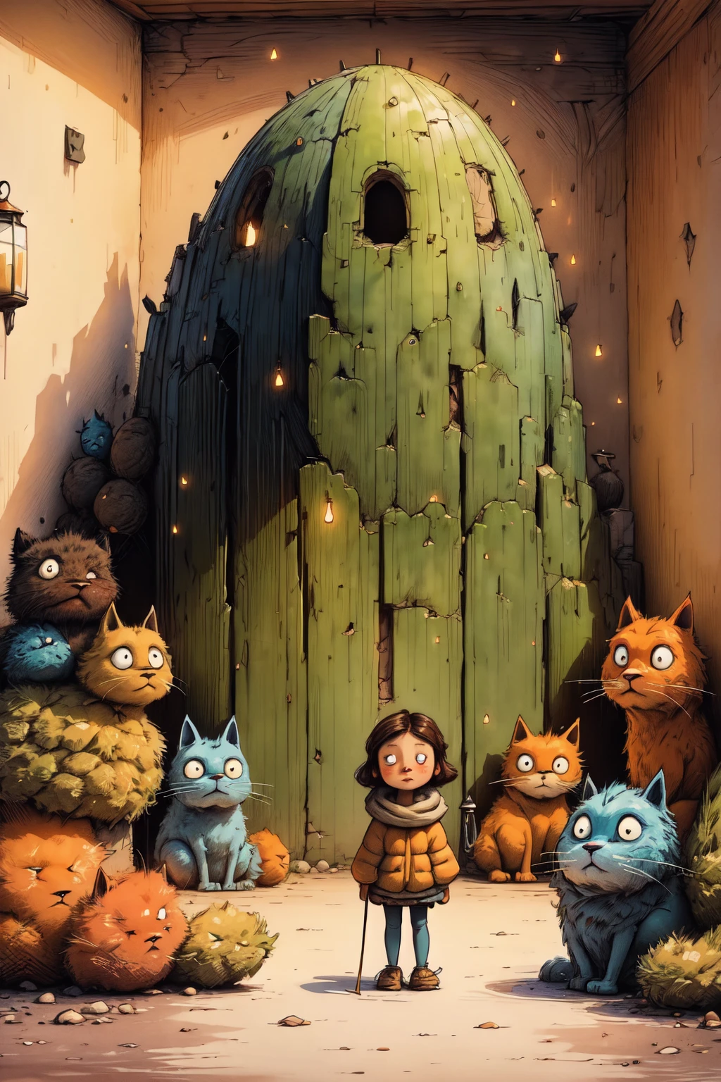 a 5 year old girl, beautiful fluffy cat, tender, idyllic, magical scene, beautiful children's room, (best quality, 4k, 8k, highres, masterpiece:1.2), ultra-detailed, (realistic, photorealistic, photo-realistic:1.37), warm lighting, vibrant colors, soft focus, fairy tale, dreamy, cozy, adorable, cute, whimsical, fantasy, enchanting, serene, peaceful, innocent, heartwarming, imaginative