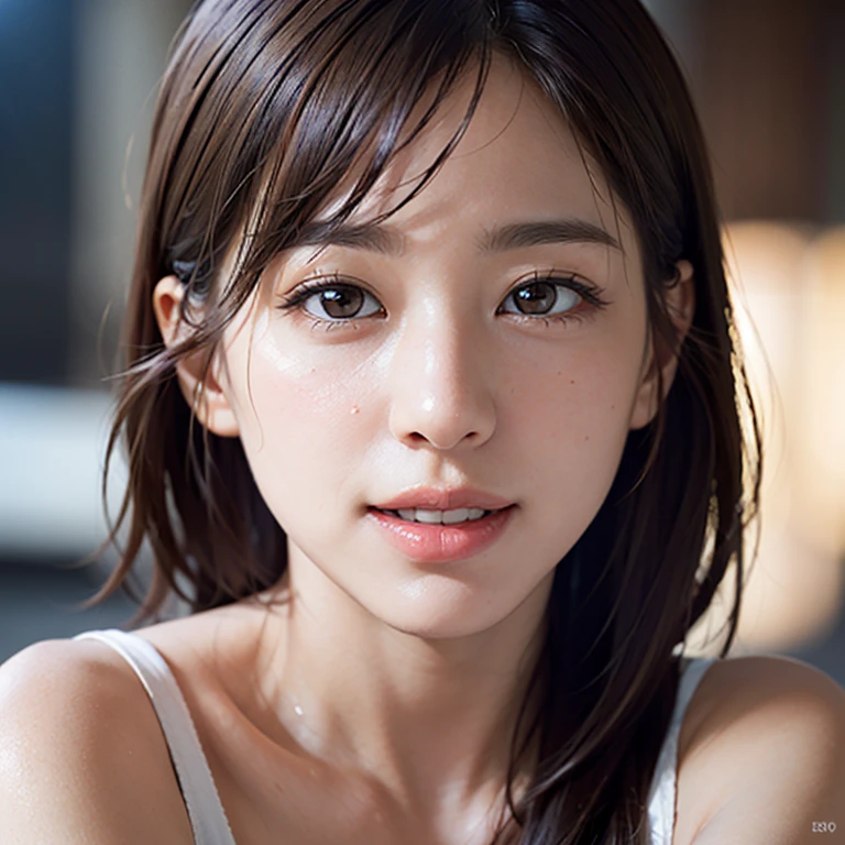 a beautiful  woman in her 20s, light brown hair, fine white skin, attractive face, tight waist,  smiling kindly, active posing, detailed eyes, beautiful detailed nose, beautiful detailed lips, long eyelashes, perfectly balanced body, (best quality,8k,highres,masterpiece:1.2),ultra-detailed,(realistic,photorealistic,photo-realistic:1.37),HDR,UHD,studio lighting,ultra-fine painting,sharp focus,physically-based rendering,extreme detail description,professional,vivid colors,bokeh,portrait,seductive gaze