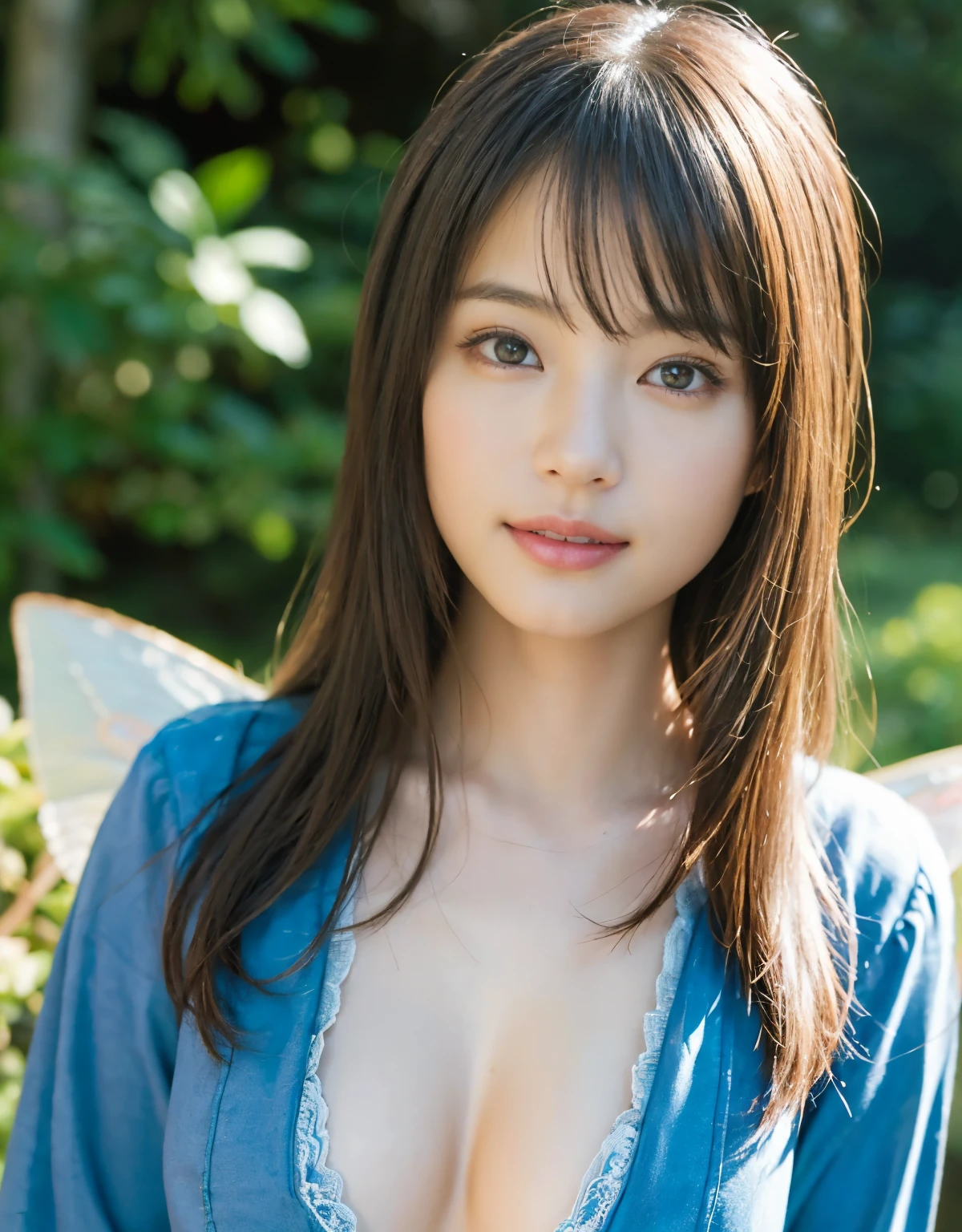 smile,((NSFW)),(Best Quality:1.2), Female dog,(Female organ:1.1),8K, Raw photo, Beautiful sexual woman, ((Her naked lower body is visible under her clothes.、股間のFemale organが見えている:1.3)),Detailed face and eyes,(((Alice in Wonderland:1.3))),whole body,amazing,((A fairy-tale, unrealistic world:1.2)),In the garden