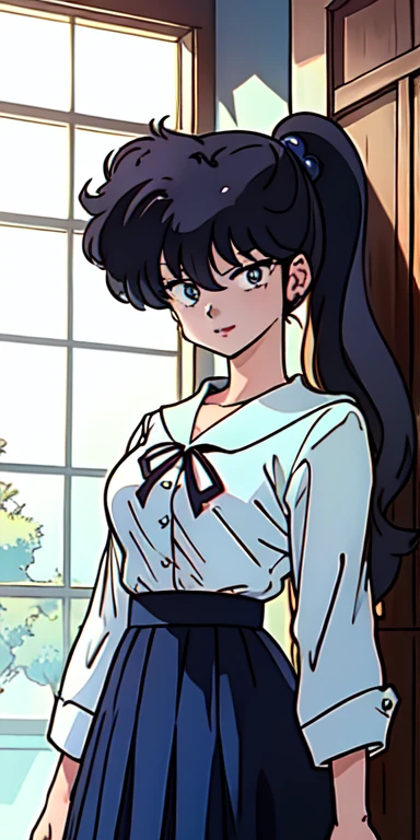 KodachiKuno, alone, Are standing, big_chest, Stuberecke uniform, masterpiece, highest quality, Detailed face, fine grain, High resolution,Ranma