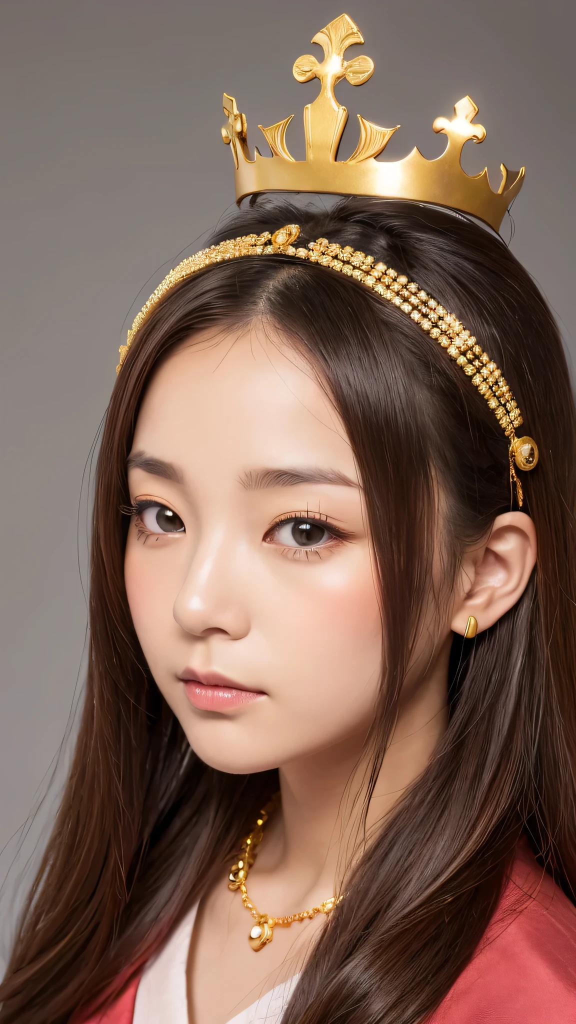 Himiko　Yayoi Period　face　crown　gold