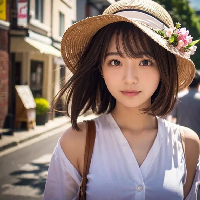 highest quality、Wide Shot、skirt、Short Hair