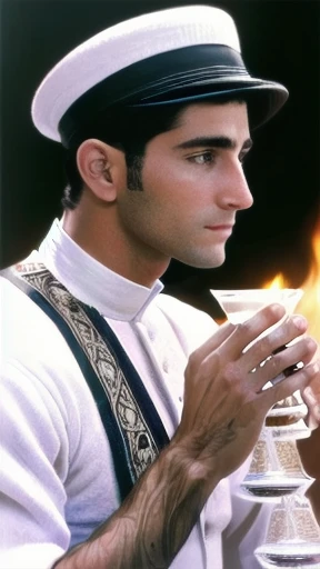focus beautiful Ashkenazi man