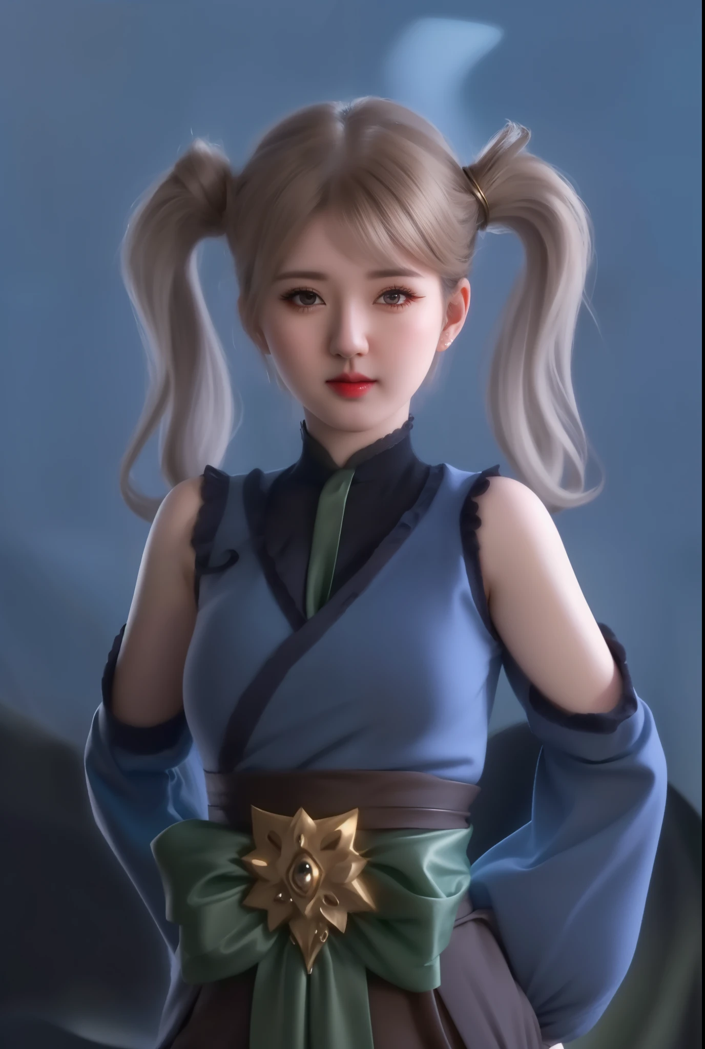 (hyperrealistic), (illustration), (high resolution), (8K), (extremely detailed), (best illustration), (beautiful detailed eyes), (best quality), (ultra-detailed), (masterpiece), (wallpaper), (photorealistic), (natural light), (rim lighting), (detailed face), (high detailed realistic skin texture), (anatomically correct), (solo), (1 girl), (high detailed realistic hair), (ash-grey hair:1.35), (heterochromic eyes), (detailed eyes), (light-brown eyes:1.37), (sparkling eyes), (realistic big breasts:1.5), (long legs), (slender abs), (dynamic pose), (closed tiny mouth:1.3), (concentrated expression), (exposed breasts cleavage:1.35)
