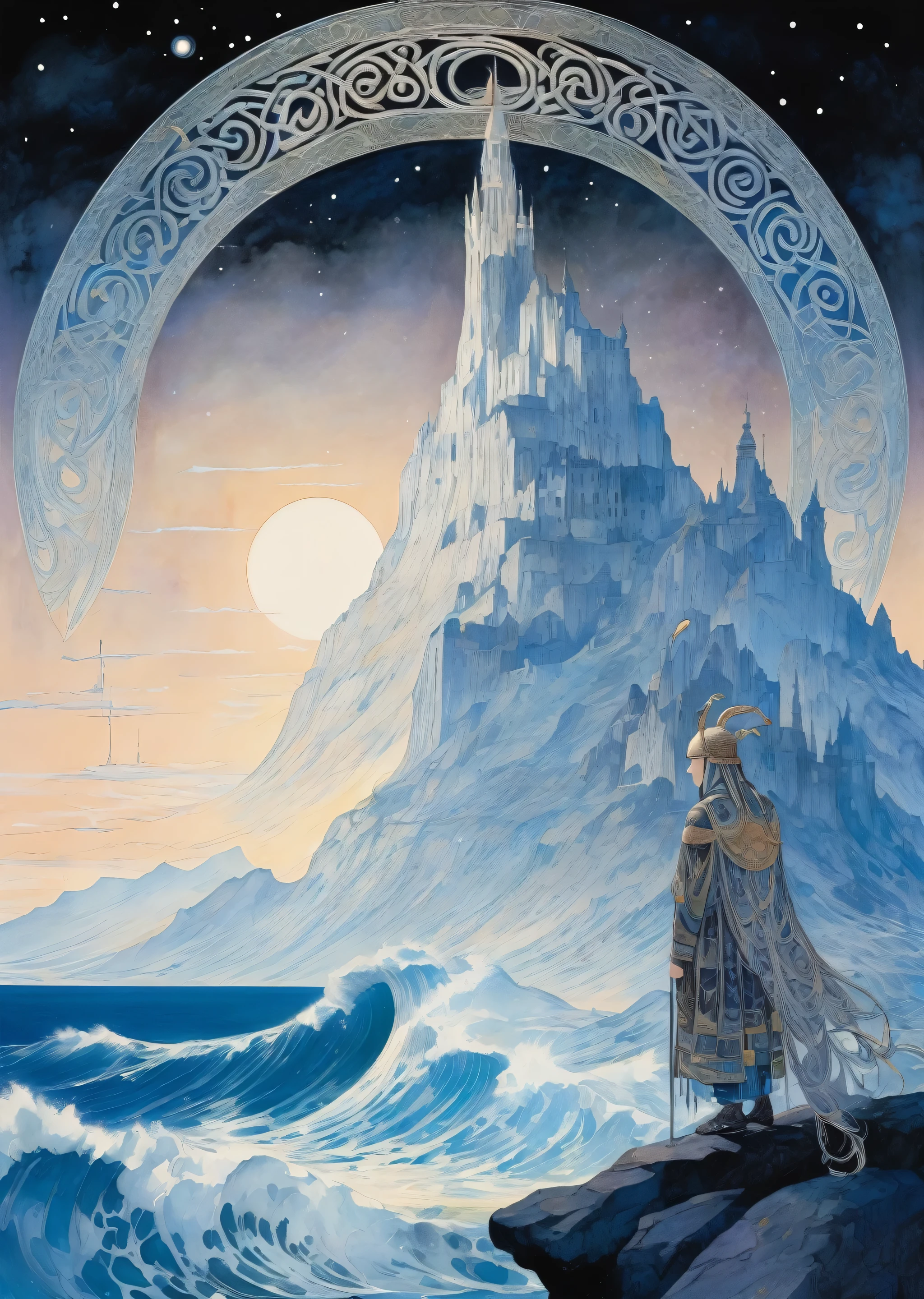 Sacred beasts of Celtic mythology、beautiful 、Surreal 、night 、Star trail、Long exposure night sky、dream-like, Folklore, Celtic tradition、magic, orientalism, Romanticism
(An illustration:Kay Nielsen、Ryan McGinley、Pipilotti Cross)、highest quality、Masterpiece、