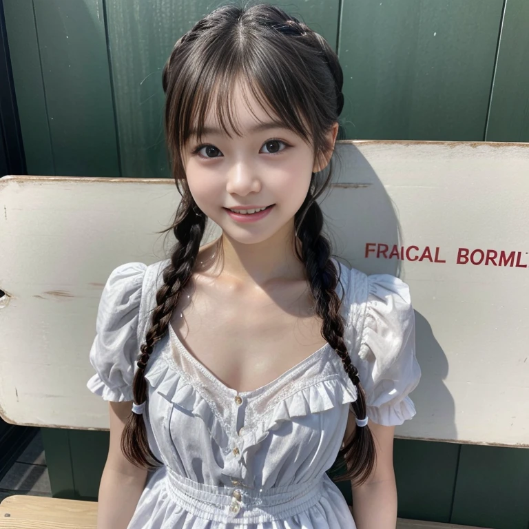 (slender girl with cornrows :1.5)、(perfect anatomy:1.3)、(full finger:1.3)、(full face), photograph、Blue leather pleated dress, highest quality、High resolution, delicate and beautiful、perfect face、beautiful and fine eyes、Fair skin、real human skin、pores、((thin legs))、(black hair),detailed lips,I'm in a blue tiled bathroom,Cute dynamic pose facing forward