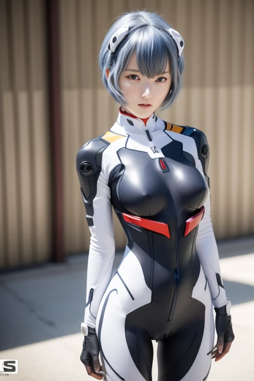 (masterpiece:1.2), highest quality, (Beautiful details:1.4), Highly detailed photos, Natural light,
Being outdoors, Hangar in the distance, Walking towards here,
Rei Ayanami, One Girl,
Dark navy blue hair, Smooth Hair, Thin Hair, short hair, (Dark red eyes:1.6),
Don't leave or right々headgear of, White headpod, Headset Interface,
Bodysuits, A plug suit that completely covers the body, A simple and soft plug suit, 透けない白いBodysuits,
Small breasts, small breasts,