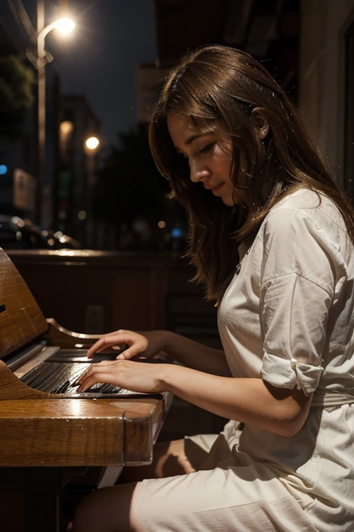 "Instantes de Amor"
In a small town cafe, two strangers meet every day at the same time,
sharing brief glances and shy smiles.
He is a writer looking for inspiration, mientras
que ella es una pianista que encuentra consuelo
en las teclas del piano. As the days go by, ambos se atreven a intercambiar unas
palabras, discovering that they share a passion for stories and music. Through short but meaningful conversations, se dan
cuenta de que han estado buscando lo mismo:
a genuine connection in the midst of the daily routine. Una tarde, mientras llueve suavemente
afuera, deciden compartir un momento especial,
where the piano melody mixes with the writer's words, creating a moment of magic and complicity that neither of them will forget.
As the days go by, Meetings in the cafe become a comforting routine for both.
Ella, with its constant melody, and the, con sus
historias que cada vez parecen tener un
destinatario en mente. Sin embargo, Time doesn't stop and they both begin to feel the desire to explore beyond the four walls of the cafe..
Una tarde, ella invita al escritor a un concierto en
el que ella se presenta como pianista solista. He accepts with enthusiasm and, between the notes of his music, discover a new dimension of it.
The intensity of his performance reveals emotions he had only glimpsed before in their fleeting conversations..
After the concert, caminan juntos por las
calles mojadas de la ciudad, sharing dreams and hopes under the light of the streetlights. They realize that they have found in each other something more than company, algo que despierta en ellos el
deseo de construir un futuro juntos, full of music, palabras y, sobre todo, amor.
As the bond between them strengthens, the writer finds in the pianist the muse he had been looking for. Cada sonrisa
compartida, every knowing look, becomes inspiration for new stories