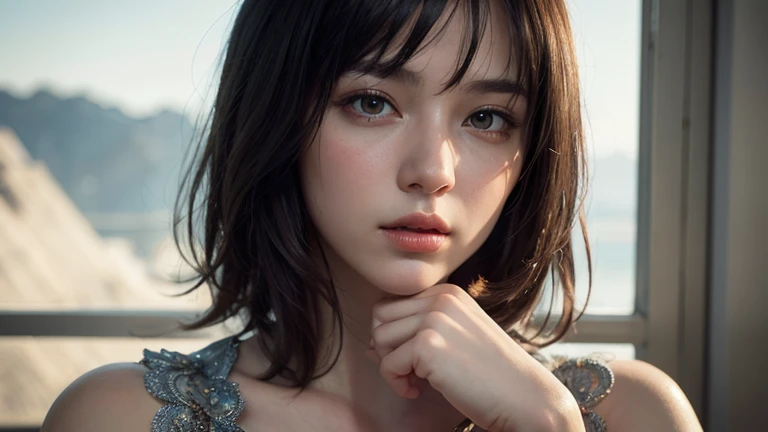 ((best quality)), ((masterpiece)), (detailed), Perfect face,masterpiece, best quality, (Extremely detailed CG unity 8k wallpaper), (best quality), (Best Illustration), (The best shadow), absurd, Realistic lighting, (abyss), Beautiful and delicate light, Artworks by Peter Mohr Bacher,