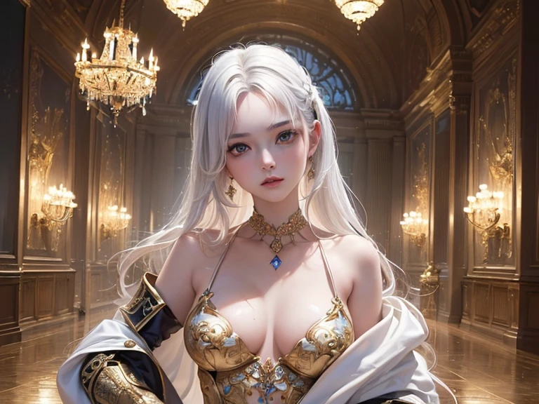 (8K, masterpiece, Highest Quality, Best Quality, Official art, Breathtaking beauty and aesthetics, A highly detailed, The best masterpiece in history that exceeds limits, Breathtaking and beautiful lighting:1.2), (1 Girl, Solo), (18 years old), (beautiful face), (shiny white skin), (beautiful detailed random color hair:1.3), (beautiful drooping eyes), (pirates costume), (detail body)