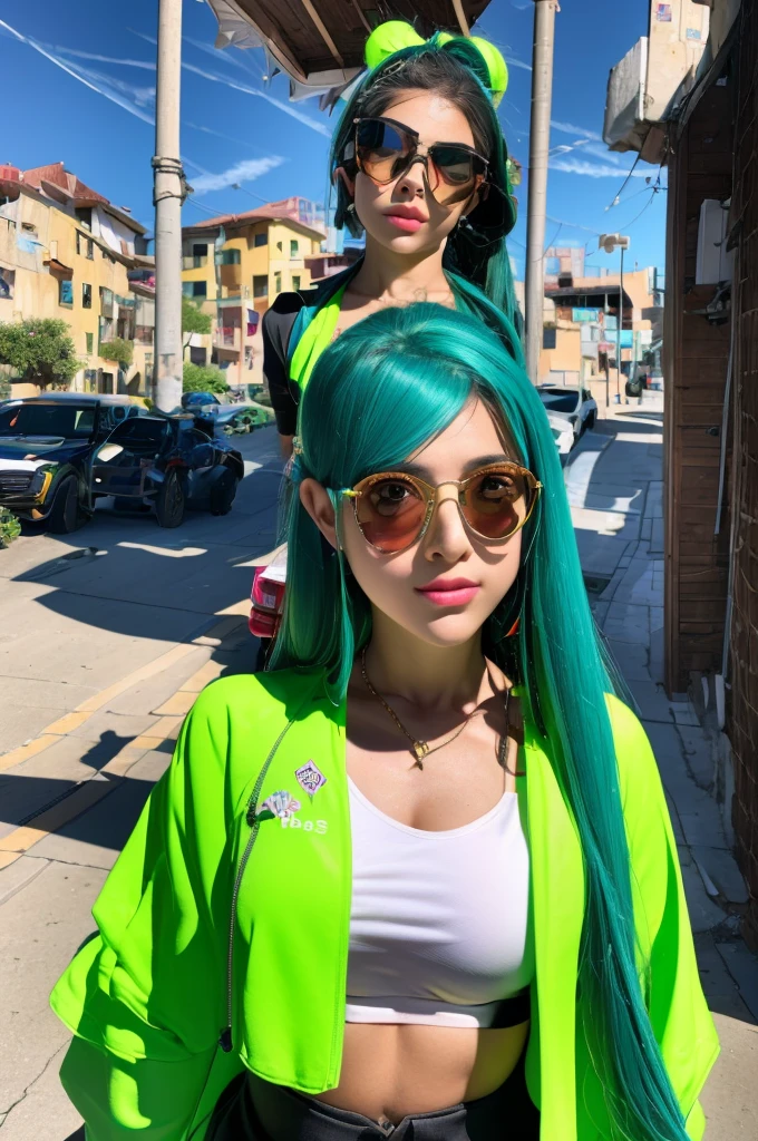Uma garota de 16 anos, hacker and rebel technology expert who fights against oppressive systems and for freedom of information. Ela possui mini drones que a protegem, em suas roupas tem luzes neon.
