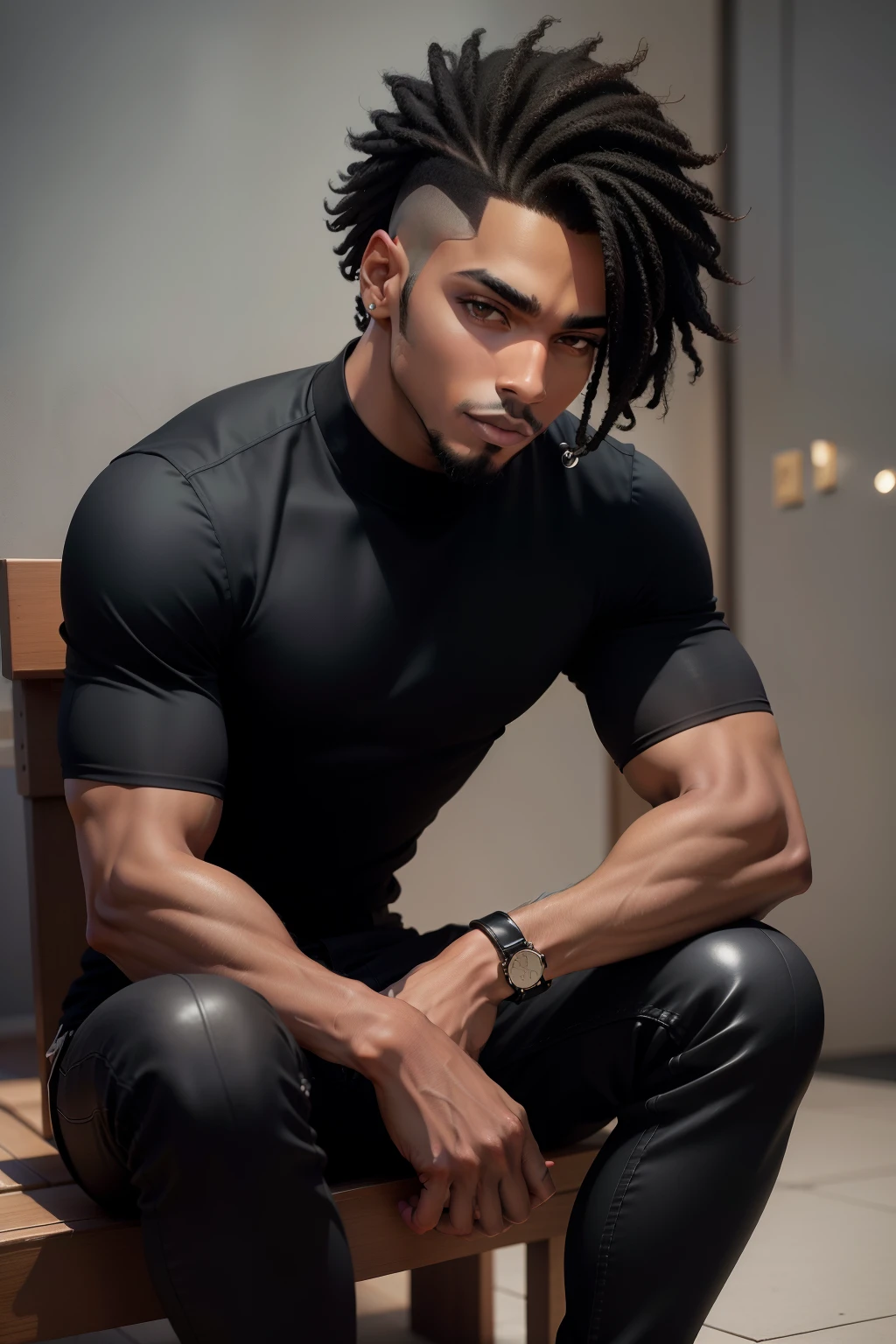 jovem ?????, pingar, terno vermelho, cabelo estiloso, cabelos pretos, Sorriso, mostrar, lindo, pose de alvejante, Estilo anime, homem, ?????, cabelo preto, terno vermelho
