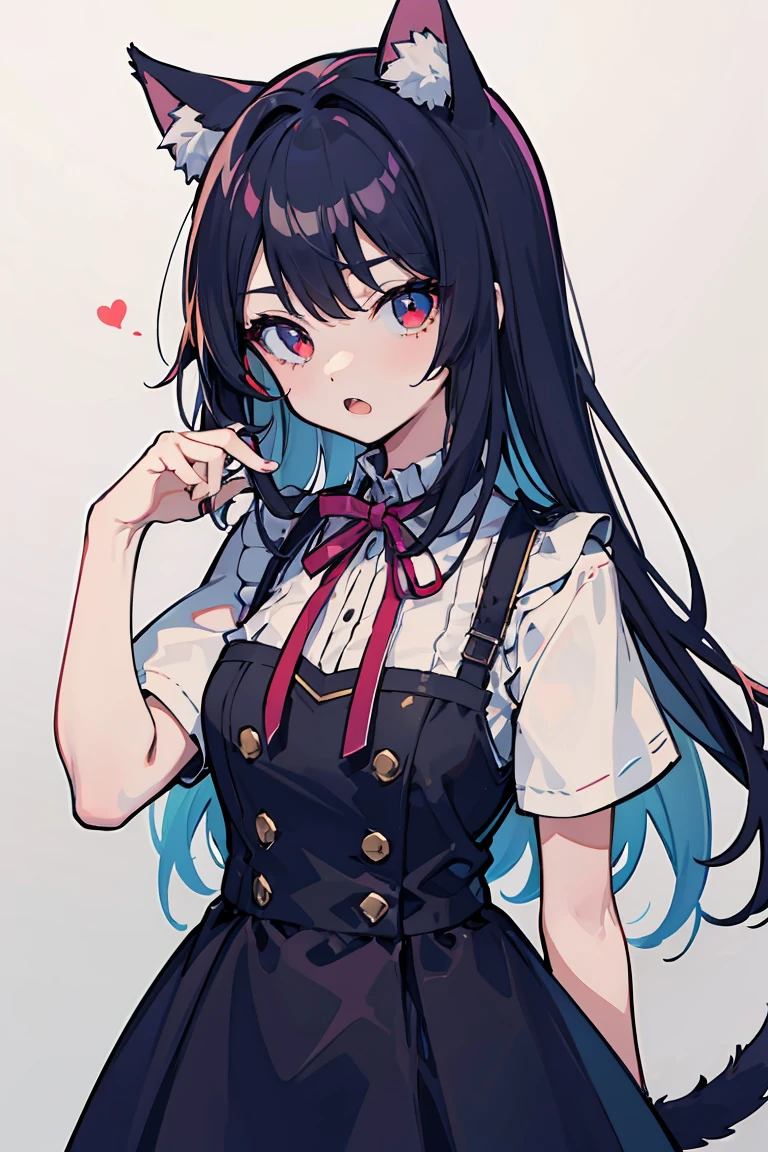 (1 cat girl), (Nekomimi Girl), I&#39;m hungry, Neon at night, (super high quality), masterpiece, wild, wild, Casual Scene, please sit down, Relaxed atmosphere, She is wearing fashionable clothes, Comfortable boot cut, Dark Sky, Street atmosphere, urban environment. Perfect body, (E Cup:1.2), Troubled face, teeth, Open your mouth, Fresh, (Asymmetrical bangs:1.3), Braided bun hair, short hair, Highly detailed face and eyes, (Orange Hair, Crimson Eyes:1.2),cyber punk, sf, (Expose your shoulders), Digital Art, beautiful, Cinema Lighting, by Yusuke Murata.tonality, Romanticism, modern art, Impressionism, reflected light, 8k, masterpiece, Advanced Details, highest quality, Only 5 fingers