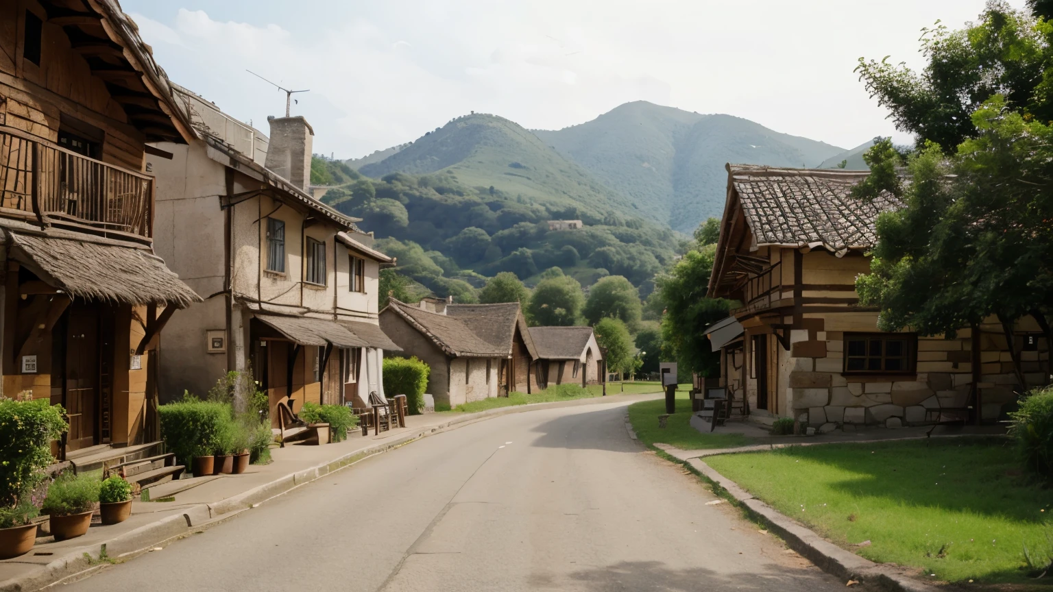 related to the village