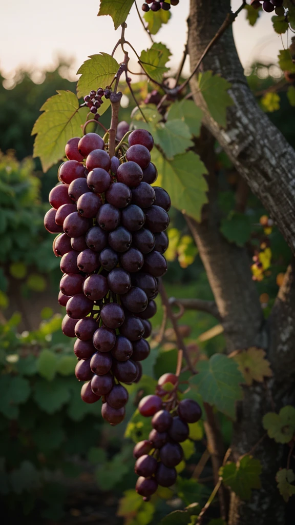 Aesthetic pictures with grapes