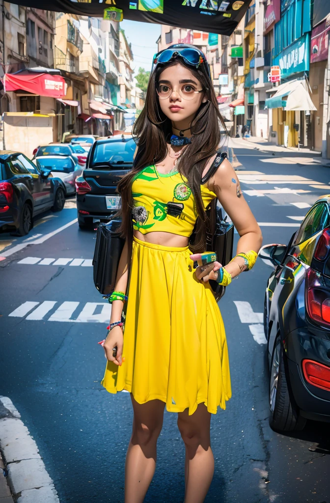 Uma garota de 16 anos, hacker and rebel technology expert who fights against oppressive systems and for freedom of information. Ela possui mini drones voadores que a protegem, em suas roupas tem luzes neon.
