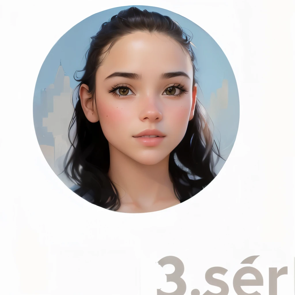 there is a photo of a girl, cr3, foto profissional-n 3, apenas 3 / 4 portait, foto realista, full retrato, retrato fotoreal, malika favre, retrato, foto, profile picture, 2. disney pixar style