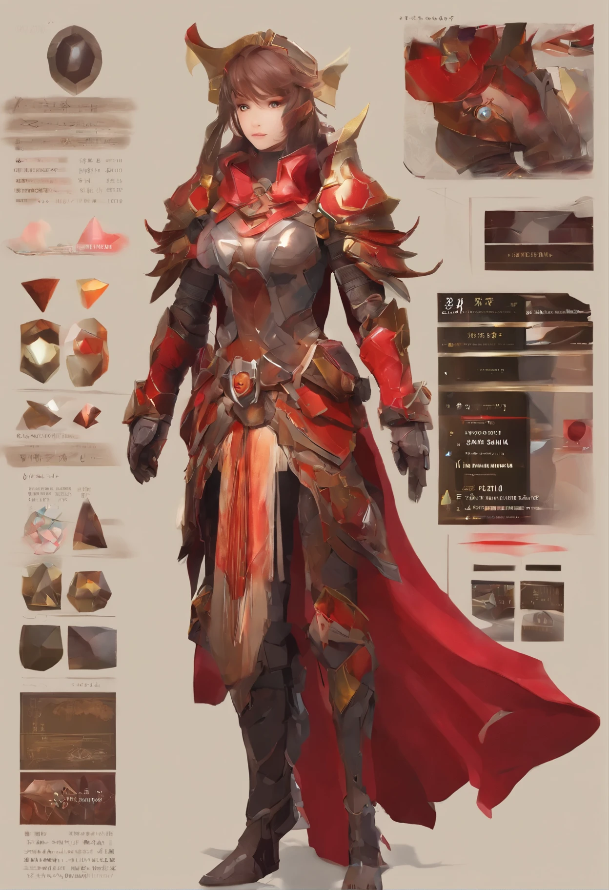 Game character standing drawing design，Disney animation，style of disney animation，Orc female，Cat-eared lady，Leather armor，Fur shoulders，Slim figure，The barefoot，Holding a red dagger，Different layers overlay，Different angles，（Back all over the body：1.4），solid color backdrop，clean backdrop，depth of fields，high light，Real light，Ray traching，OC renderer，UE5 renderer，Hyper-realistic，best qualtiy，8K，Works of masters，super-fine，Detailed pubic hair，Correct anatomy，