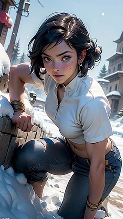 ((((Korra da lenda de Korra)))),1 garota,
(seios grandes:1.4),((((cabelo castanho,tubos de cabelo:1.3,rabo de cavalo alto,hair between Olhos,Franja varrida)))),(((azul_Olhos:1.3))),intricado Olhos,lindo detailed Olhos,symmetrical Olhos,((((dark skinned female,pele escura,pele brilhante:1.5,pele bronzeada,pele brilhante: 1.5,pele bronzeada,pele brilhante,very pele brilhante,corpo brilhante,Pele reflexiva)))),(spider lower abdomen,cintura estreita,quadril largo,athletic body,pernas infladas,coxas grossas,(rosto detalhado)),lindo detailed lips,Muscles,(Muscles: 1.2), ((forte and healthy body)), ((((mais) Muscles))), splendid, Show abdomen, show stomach,muscular abs, muscular,muscular female ,
bonitinho,sacanagem,sensual,sedutor look,sedutor,((erotic)),guerreiro, feroz, forte, lindo, dynamic,((nsfw)),sensual,
(azul camisa:1.2,sem mangas,sem mangas camisa ,gray pants:1.2,pants,pele,camisa,brown saia,fur-trimmed saia ,fur trim,oversaia,saia),
(dynamic pose:1.3), olhando para o espectador,sorriso,centrado,scale to fit dimensions,rule of thirds,
((snowy barbarian palace)),inverno,scenario:1.25,((intricado scenario)),((fundo de floresta de neve)),neve em todos os lugares,(,snowy barbarian palace background,snowy pyramids in the background),extremely scenario,(puddles everywhere),nuvens,Barbarian style,barbarian castle,(sunset, Hora dourada),
(Bright barbarian ornaments),high resolution,sharp focus,(ultra detalhado,extremamente detalhado),(arte fotorrealista:1.37),(extremamente detalhado CG unity 8k wallpaper),(((cores vibrantes,tema vibrante))),(intricado),(Obra de arte),(melhor qualidade),artistic photography,(fotografia tirada por sldr),(intricado background),rosto renderizado perfeito,detalhes de rosto perfeitos,Rosto realista,foto realista,((intricado detail)),(((Realismo))),