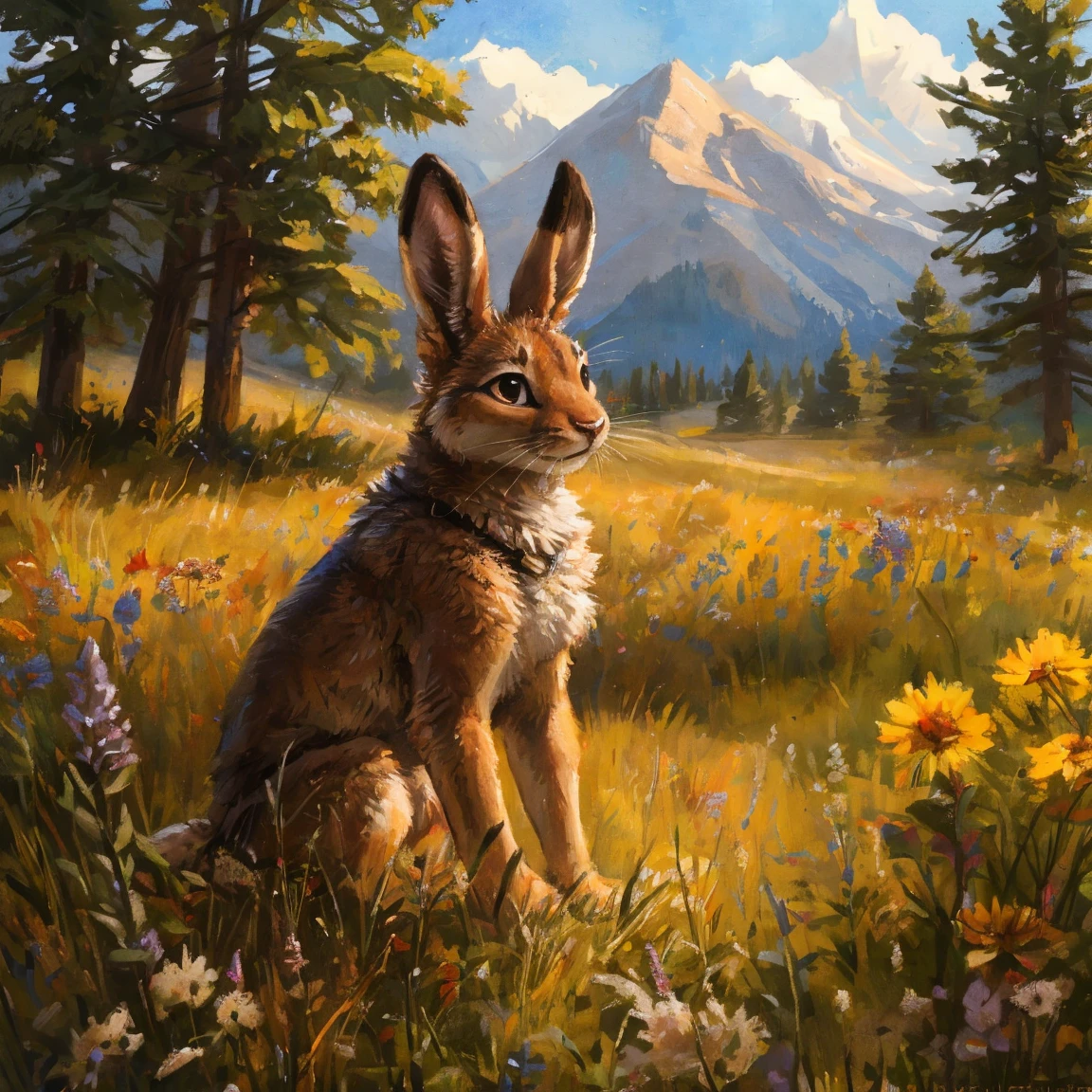 anthropomorphic hare from Midsommar by Ari Aster by kenket