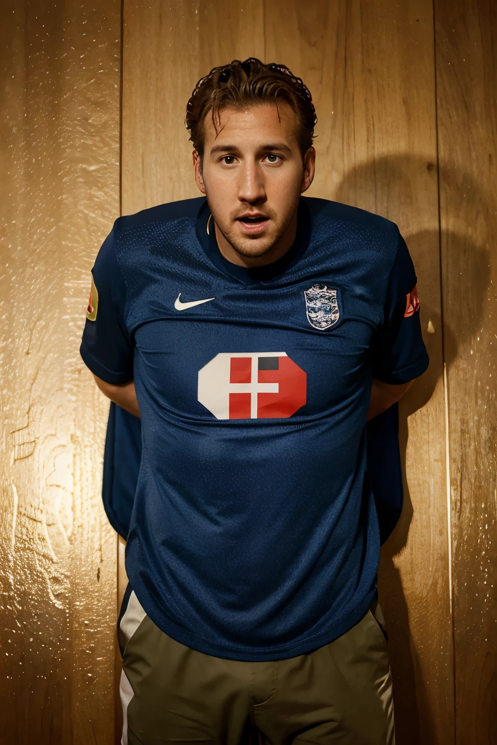 Harry Kane segurando uma chuteira de ouro