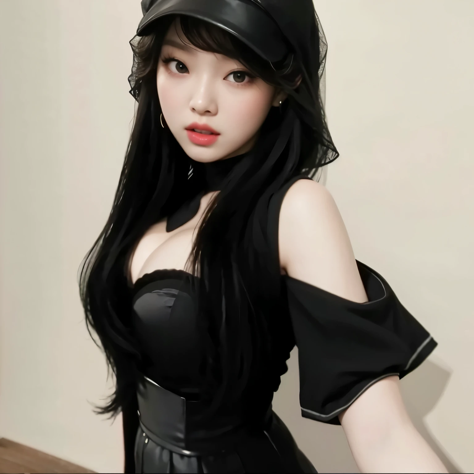 Jenni Blackpink HD with cute lips and huge