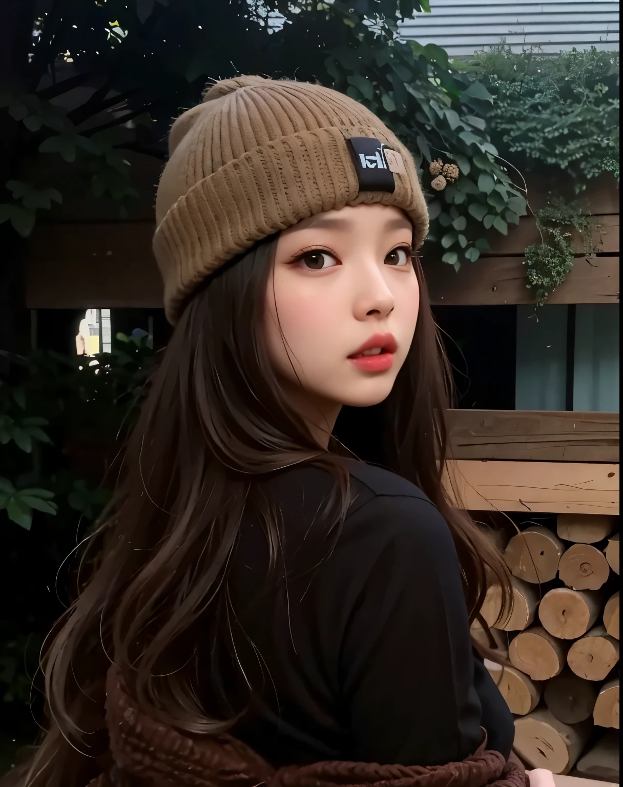 Jenni Blackpink HD with cute lips and huge