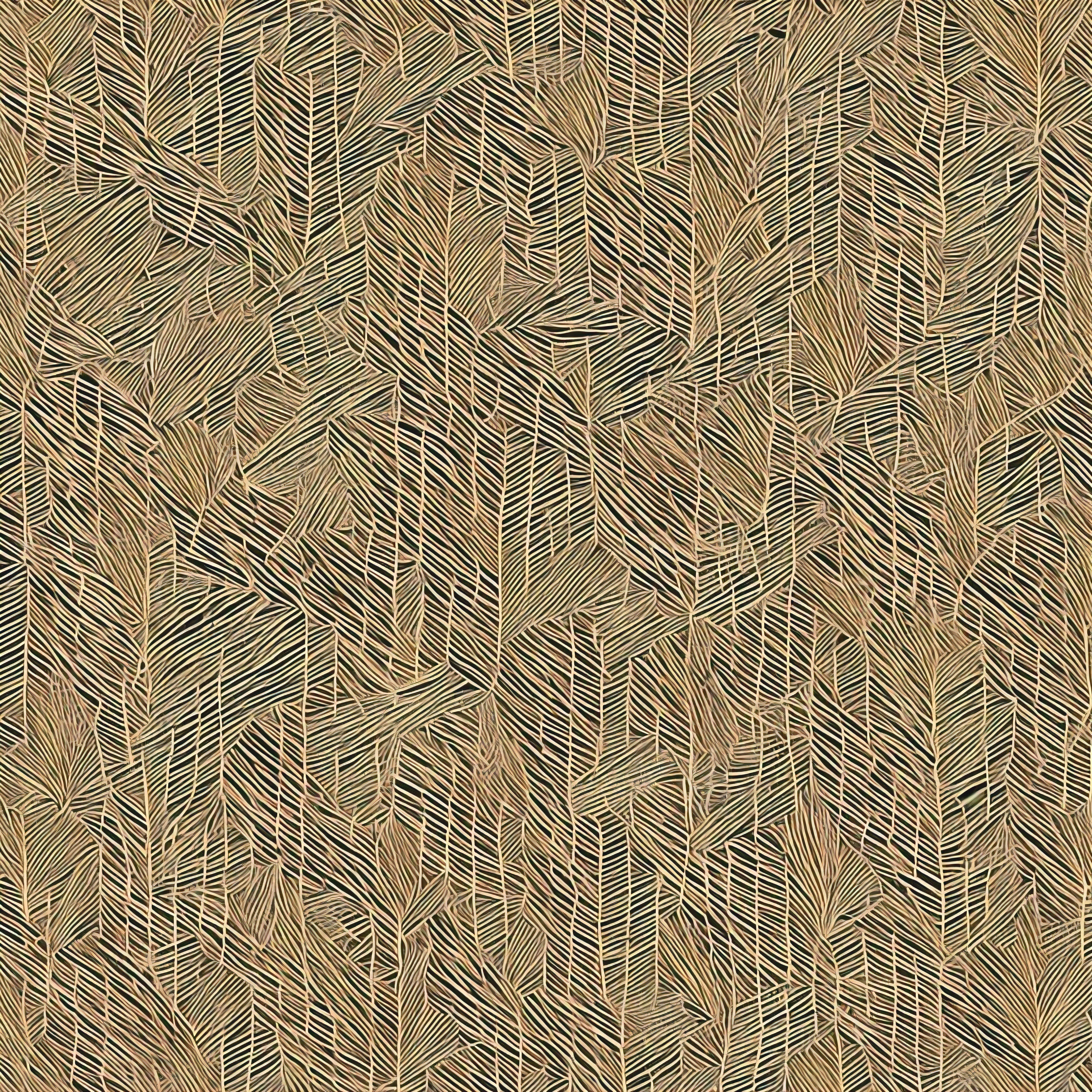 Create a print with a rattan texture, in a very light and pale sepia tone.