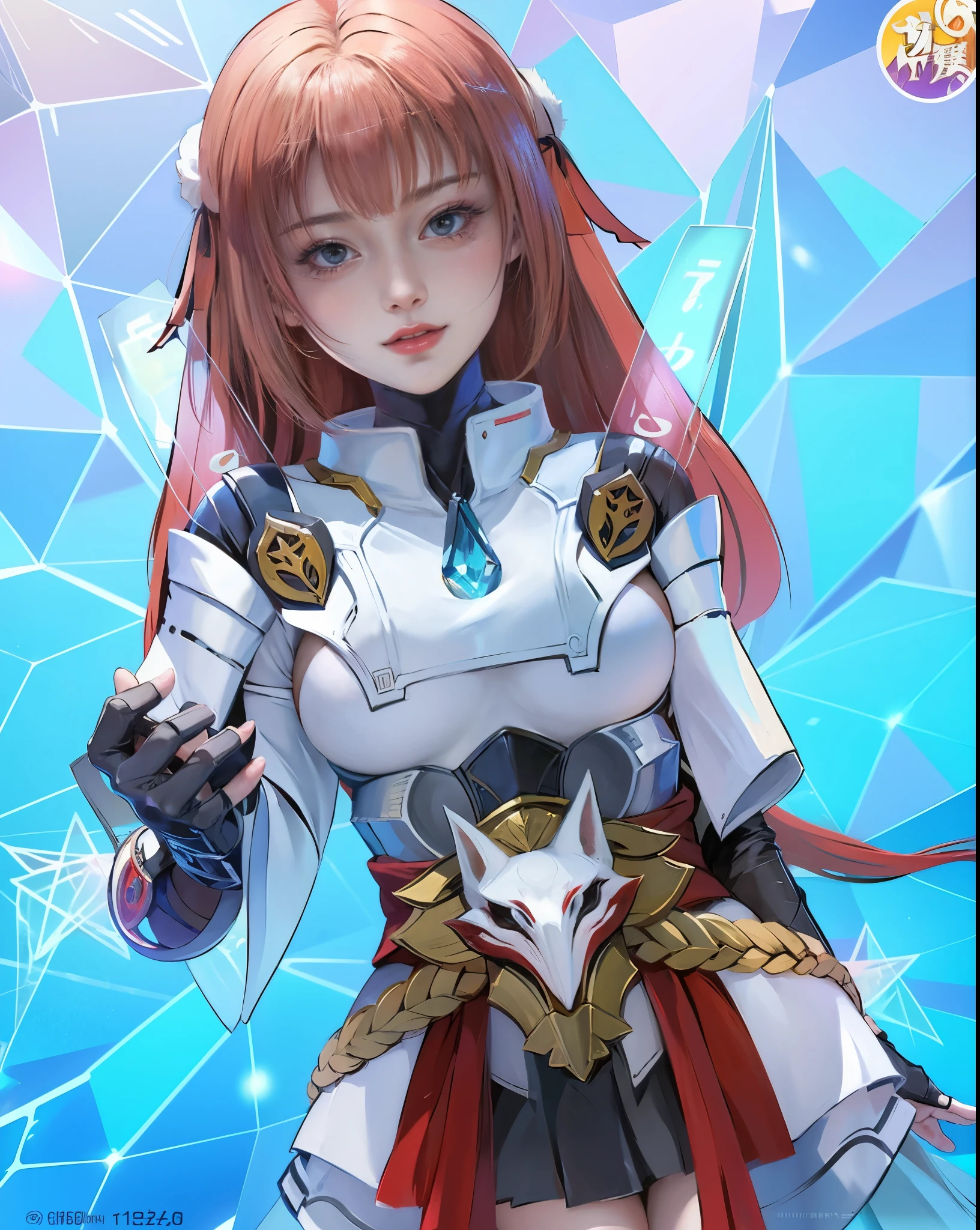 a close up of a woman wearing a red hood like a ruby wearing a patch over one eye, shadowbringers cinematic, 4 k detail fantasy, a beautiful fantasy empress, game cg, xianxia fantasy, xianxia hero, 2. 5 d cgi anime fantasy artwork, cinematic goddess close shot, ruan jia and artgerm, wow 4 k detail fantasy, hyperdetailed fantasy character, smile beautifull.