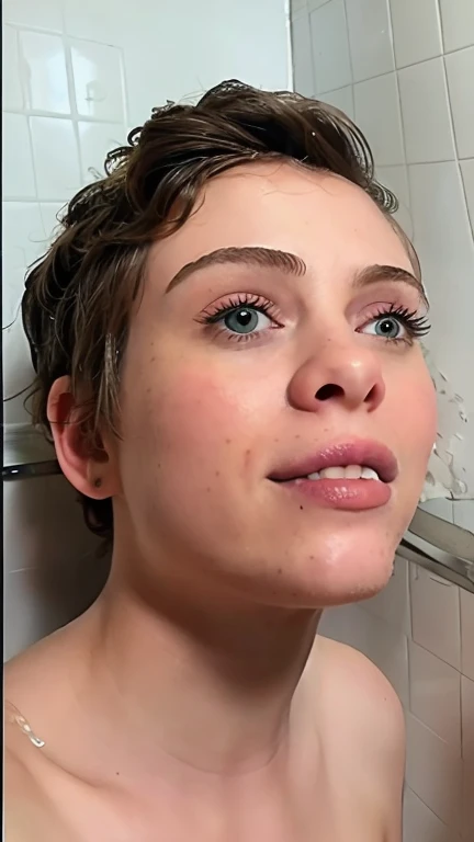 ((s0ph)), Sophia Lillis desnuda ,tumbada de espaldas, culo en primer plano, sonrisa, autofoto, submerged in the bathtub, mojada, gotas de agua en la cara,pelo corto, pelo mojado, pecas , tetas pecosas,vista de espaldas, primer plano de culo ,culo bonito,delgada, flaca, vagina peluda 