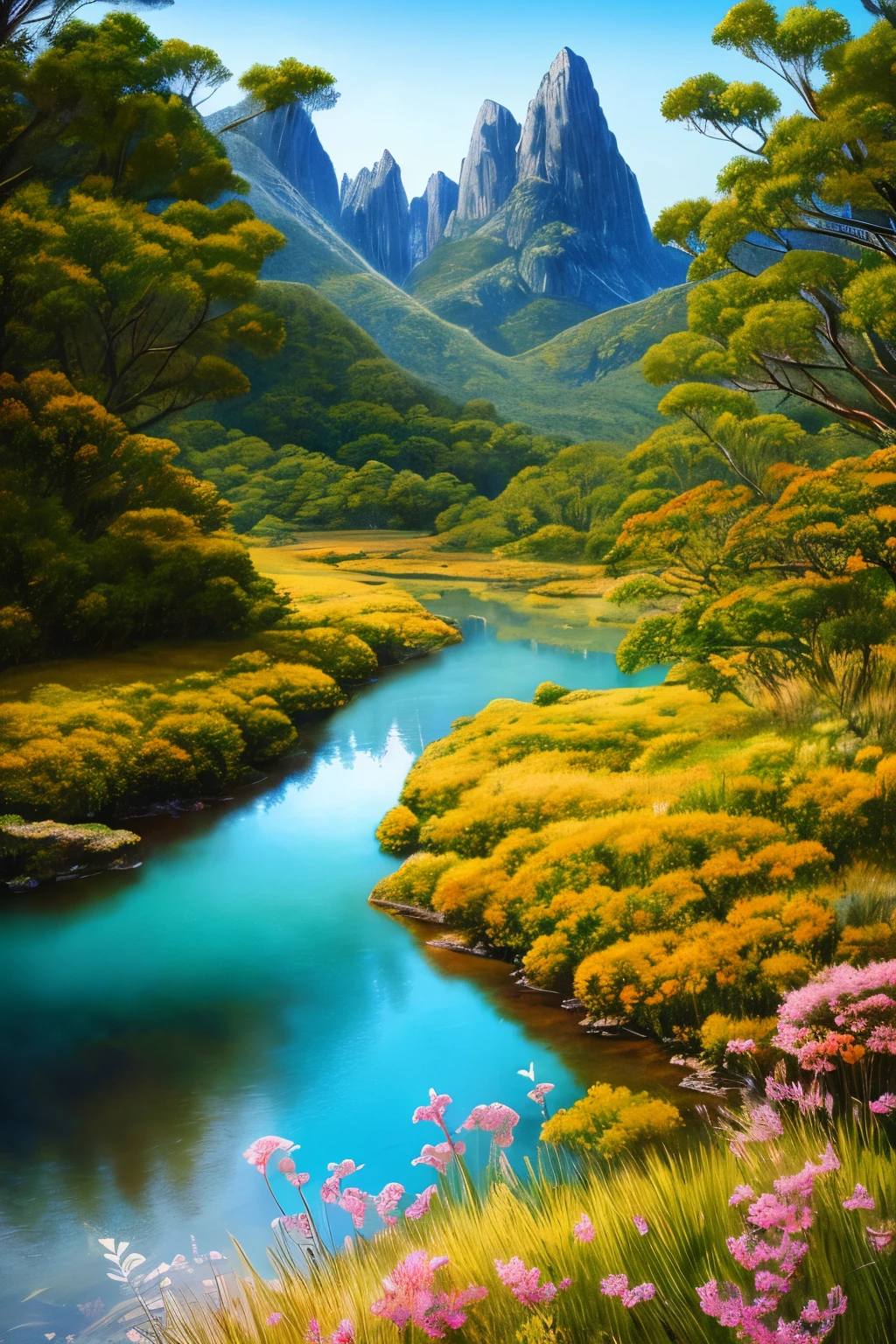 A highly detailed anime illustration, Tasmania Cradle Mountain
landscape,
vintage, dreamy, drawing, trending on artstation, UHD, (((by Quentin de Warren))):1.8, atmosphere, luminosity