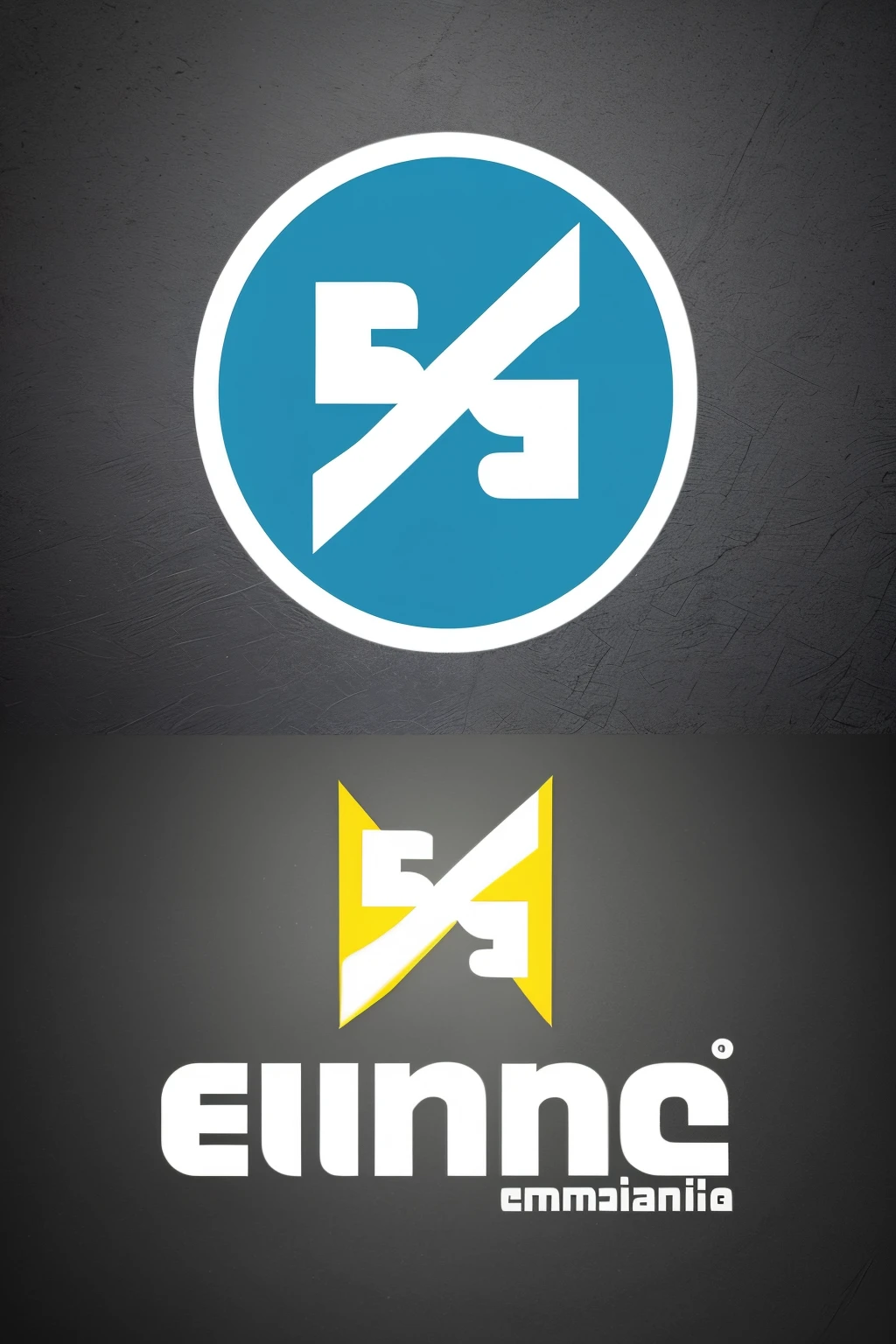 Crie um logo profissional e simples para a foto de perfil do canal de Twitch com o username "Emicy963". The theme is chess, e o design deve incluir elementos que remetam ao xadrez, like game pieces (por exemplo, um cavalo ou rei), de forma estilizada. Inclua o nome "Emicy963" legibly and integrated into the design. As cores devem ser chamativas, mas equilibradas, para que o logo se destaque mesmo em tamanhos menores. The logo should convey professionalism and a sense of community and challenge.