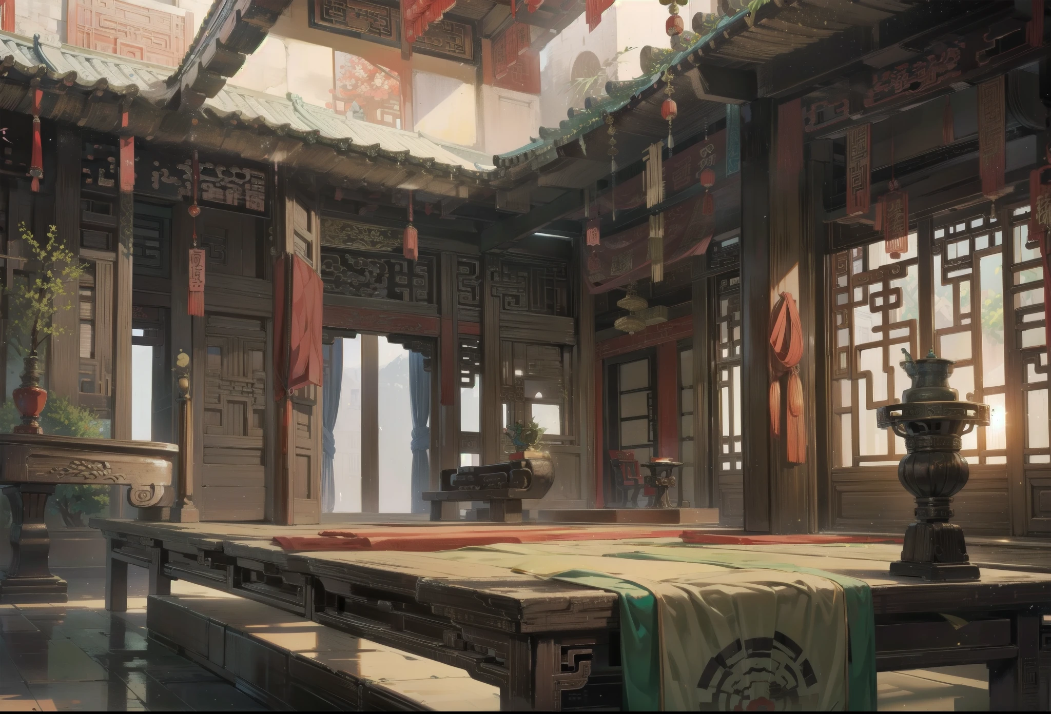 ancient chinese palace, chinese palace, detailed, scene, scenery, ancient china, beautiful scene, luxury, beautiful palace, chinese palace, indoors, throne room, inside, beautiful decorations, indoors, room, closed room,
