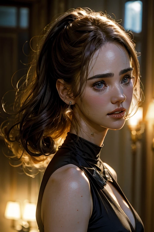 8k, very sharp image, masterpiece, best quality, highres, 1girl, Maggie Gyllenhaal, curly hair, long bangs, low ponytail, closed mouth, earrings, real world location, leaning back,  full body,
 high detail hair,  <lora:more_details:0.5>  ,  high-key lighting, neutral, flat, even, ambient light