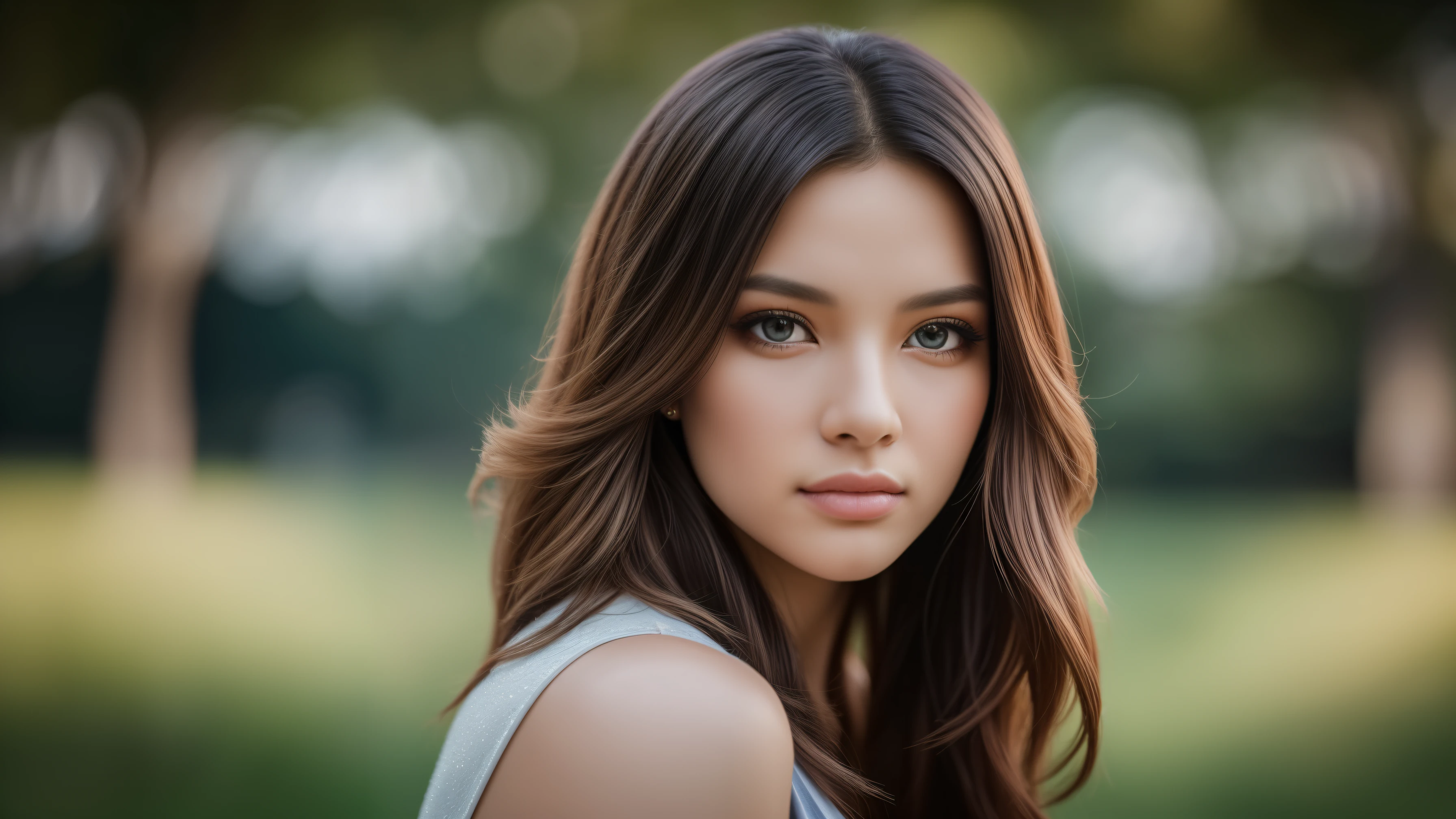 tmasterpiece,best qualtiy,hdr, hyper HD, 8K,Bokeh,Ultra-fine painting,Sharp focus,Physically-based rendering,Extreme detail description,portraitures,half-body photo,looking at viewer, (EOS R8, 50 millimeters, F1.2, 8K, RAW photo:1.2)
