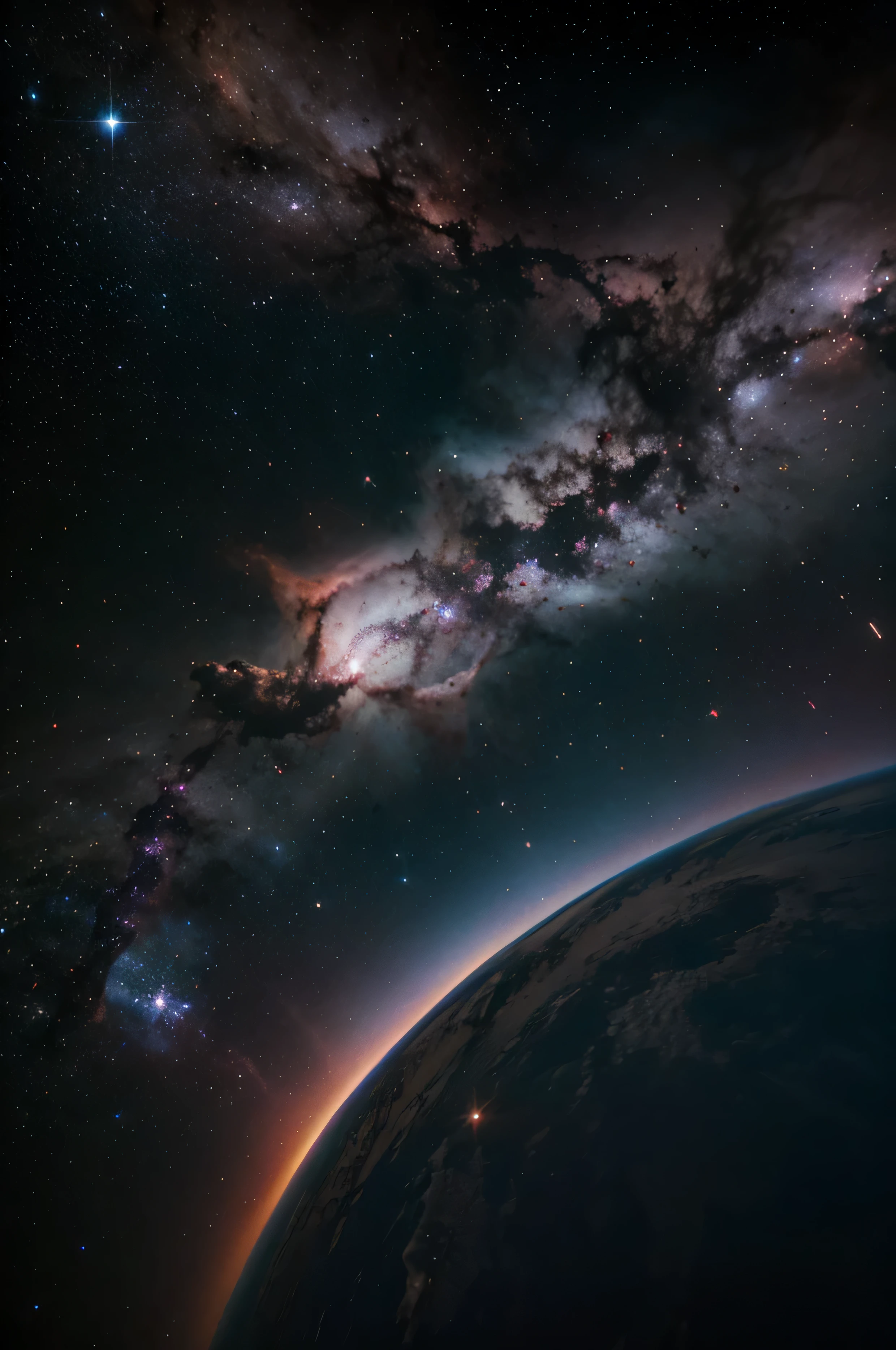 Beautiful nebulas in space