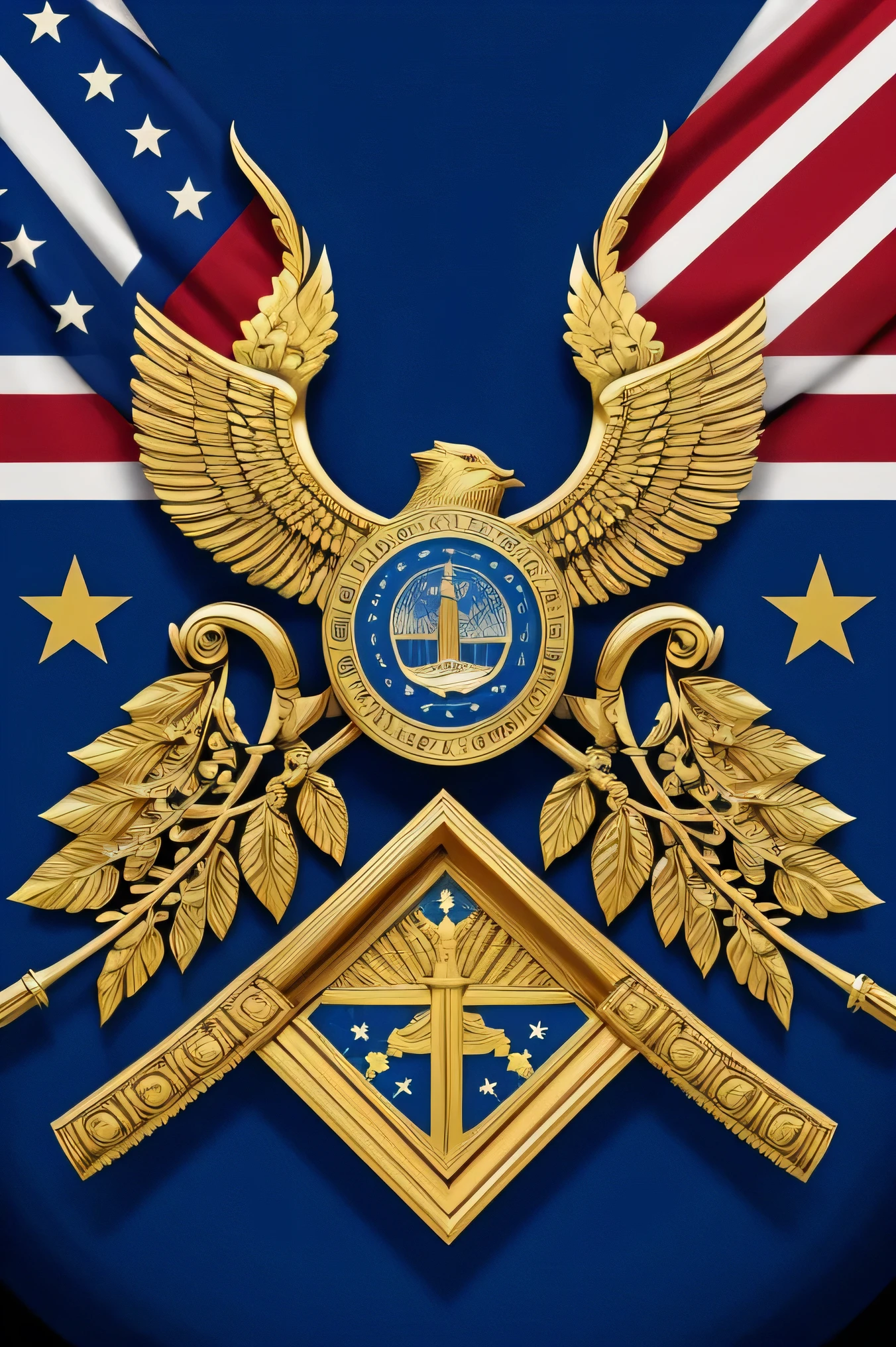 wallpaper, intricate details, background of Alaska flag top down, realistic, cartoon