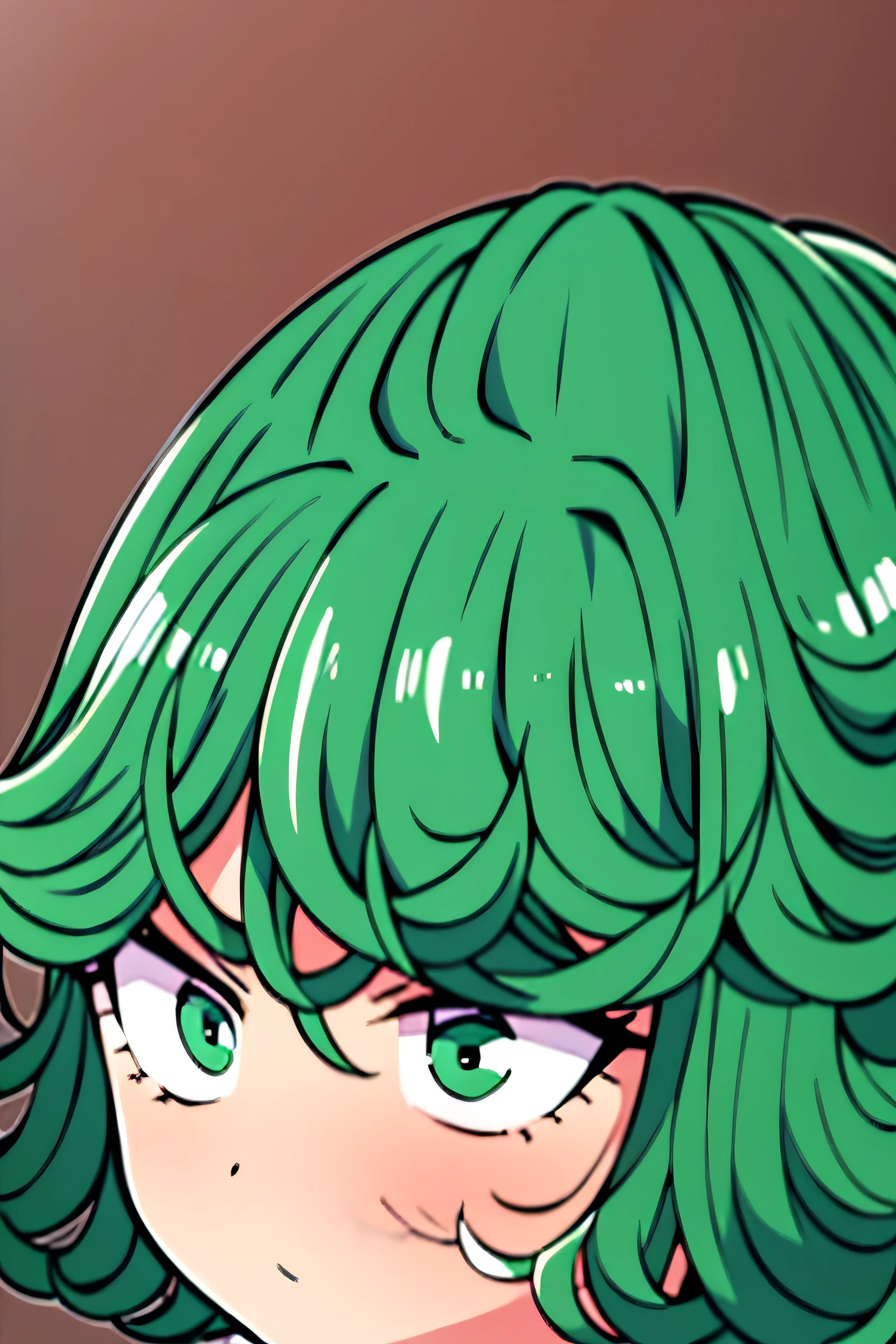 Cabelo verde sendo fudida