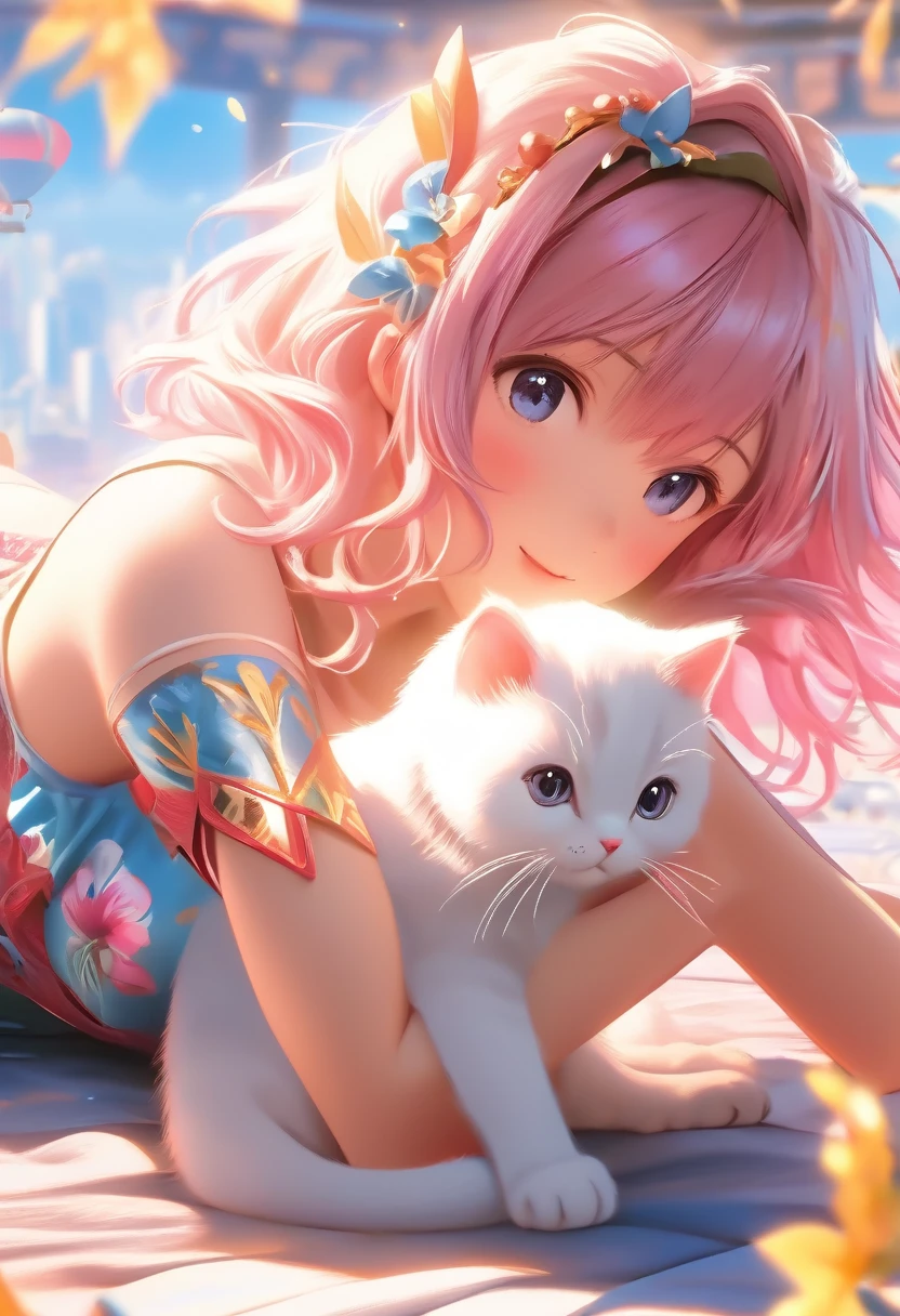 (masterpiece, best)), (1girl), (mature woman), Pink hair, open-chest seduction, flared, (kemonomimi lady), bangs, medium breasts, glasses lady, (full), slim, smile, [wide hips], standing, 8K picture quality, sexy seduction, (open-chest) (Sharp focus: 1.5), (sharp focus:1.2), (beautiful face:1.1), (eye makeup:1.2), (tight body:1.2), (flowery dress:1.2) (the beach:1.2). (morning sun lighting:1.2), ((Masterpiece)), (highest quality))), (Character design sheet, national costume, same character, front, side, back), (simple background, white background: 1.3) ( Masterpiece:1.2), (Best Quality:1.3) (best quality:1.1) realistic:1.37 long, flowing:1.1 luscious, plump:1.1 sparkling sequins:1.1 subtle, Peach:0.9 soft, warm:1.1 best quality,4k,8k,highres,masterpiece:1.2, realistic,photorealistic,photo-realistic:1.37, ultra-detailed:1.1 busty animal ears, beautiful, detailed ears:1.1 best quality, 4k, highres, masterpiece:1.2 detailed, piercing eyes:1.1 4k, 8k, highres, masterpiece:1.2 very three-dimensional: 1.2 (8k, best quality, masterpiece:1.2 ((masterpiece, best)) Waiting to start