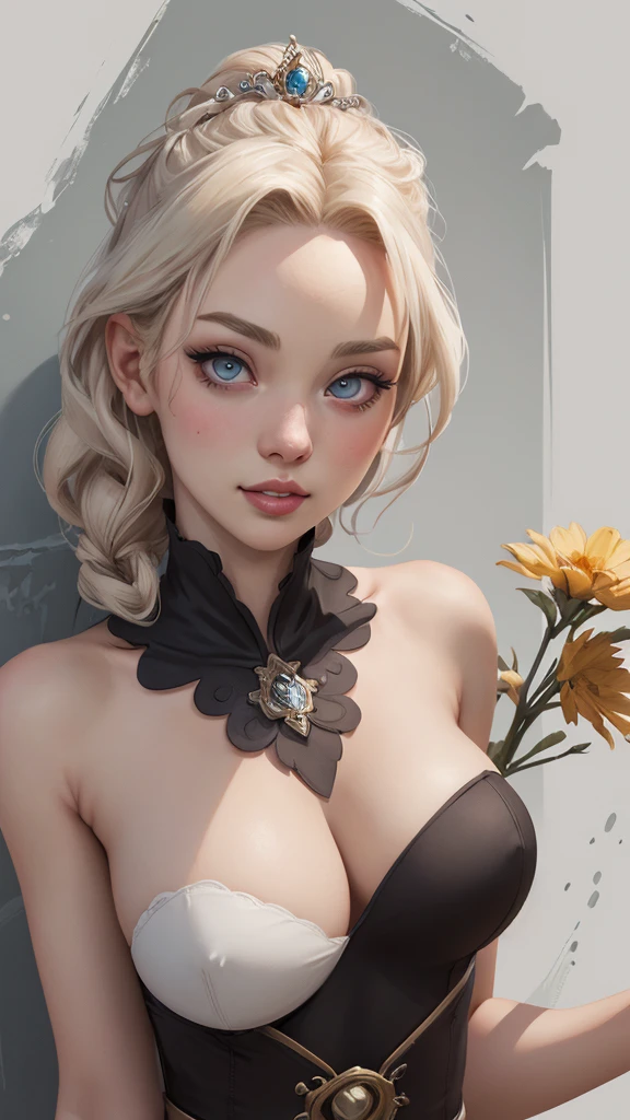 Personagem mulher estilo atompunk Fiona rainha Anna de Arendelle com marcas de guerras Imagem de desenho animado de uma mulher .Ilustra??o estilo desenho animado, estilo de arte dos desenhos animados, estilo de arte dos desenhos animados, digital illustration style, estilo atompunk design de personagens altamente detalhado, arte digital detalhada coragem, Forest fan art, Design de personagens de retrato, beautiful digital illustration, retrato de alta qualidade, Arte em quadrinhos, mulher jovem cabelo com transas lindas . Queen Anna of ArendelleBeautiful lined eyes Medium large bust and wonderful sexy clothes. image expression of sexual desire from waist to head illustration Queen Anne of Arendelle atompunk style Fallout 4 style pose a close-up of a woman with a flower in her hair, obras de arte no estilo de guweiz, extremely detailed digite germe, digite germe. alto detalhe, style digite germe, digite germe. anime illustration, digite germe portrait, modelo uniforme | digite germe, digite germe and rossdraws playboy 
