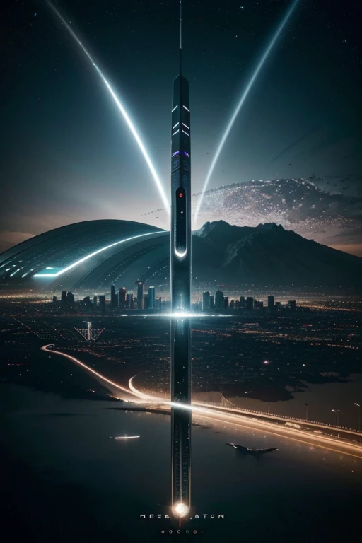 uma foto tirada de uma tela de computador de uma cidade futurista, mundo futurista, mundo sci fi, planetary city, atmosfera futurista, futuristic sci-fi, Cidade futura, Fantasia futurista, Besouro!!, Futuristic setting, utopia futurista, utopia futuristan fantasy, futuristic metropolis, in a Cidade futura, recusion Besouro, futuristic sci-fi, em uma cidade futurista